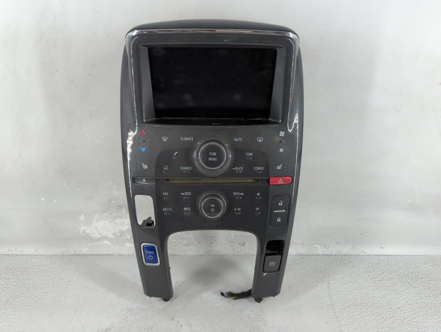 2012 Chevrolet Volt Radio AM FM Cd Player Receiver Replacement P/N:0069 22850069 Fits OEM Used Auto Parts - Oemusedautoparts