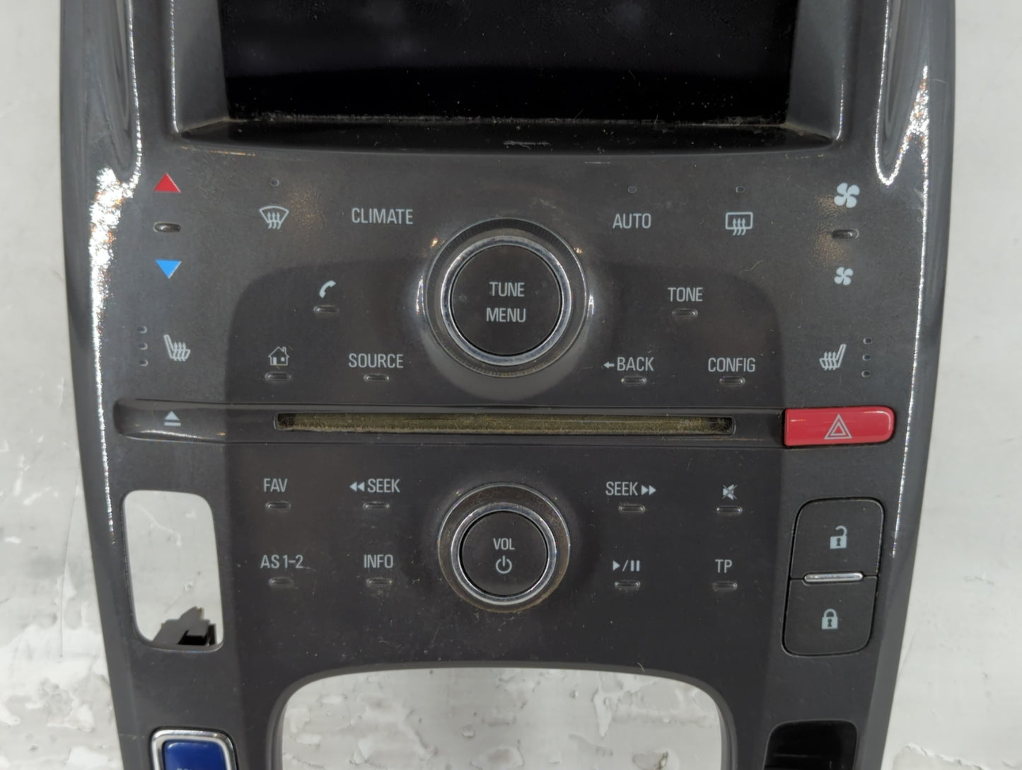 2012 Chevrolet Volt Radio AM FM Cd Player Receiver Replacement P/N:0069 22850069 Fits OEM Used Auto Parts - Oemusedautoparts