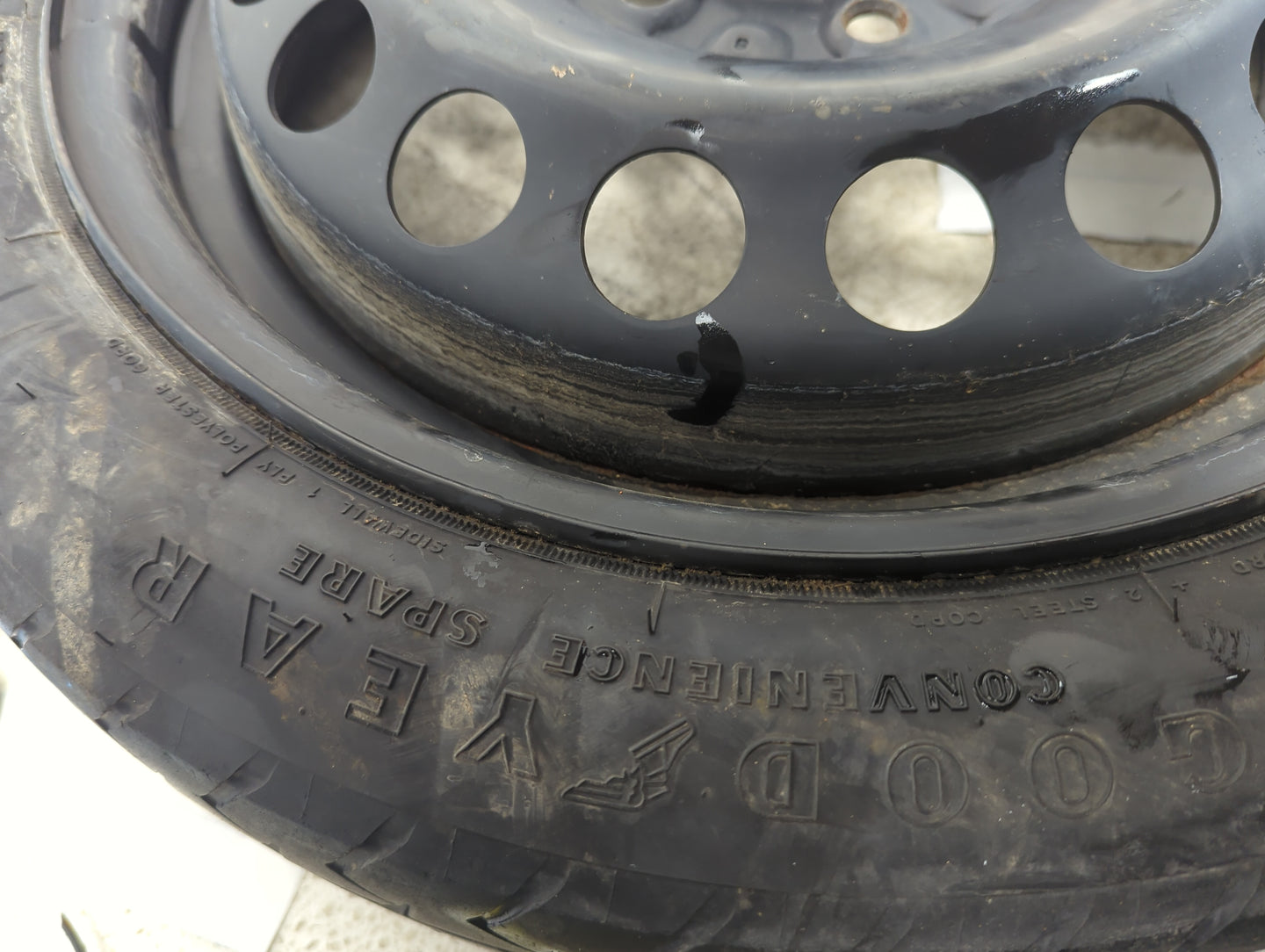 2012 Silv15 Spare Donut Tire Wheel Rim Oem - Oemusedautoparts1.com