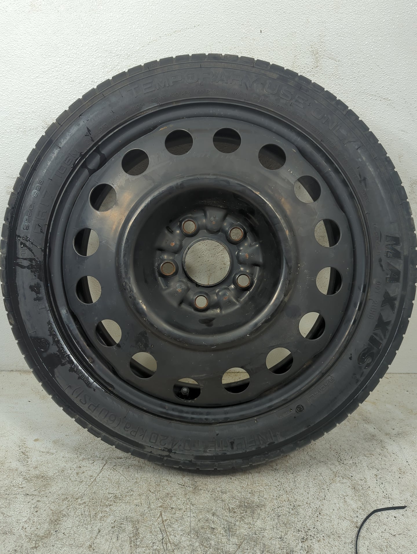 2012 Chevrolet Equinox Equinx Spare Donut Tire Wheel Rim Oem - Oemusedautoparts1.com