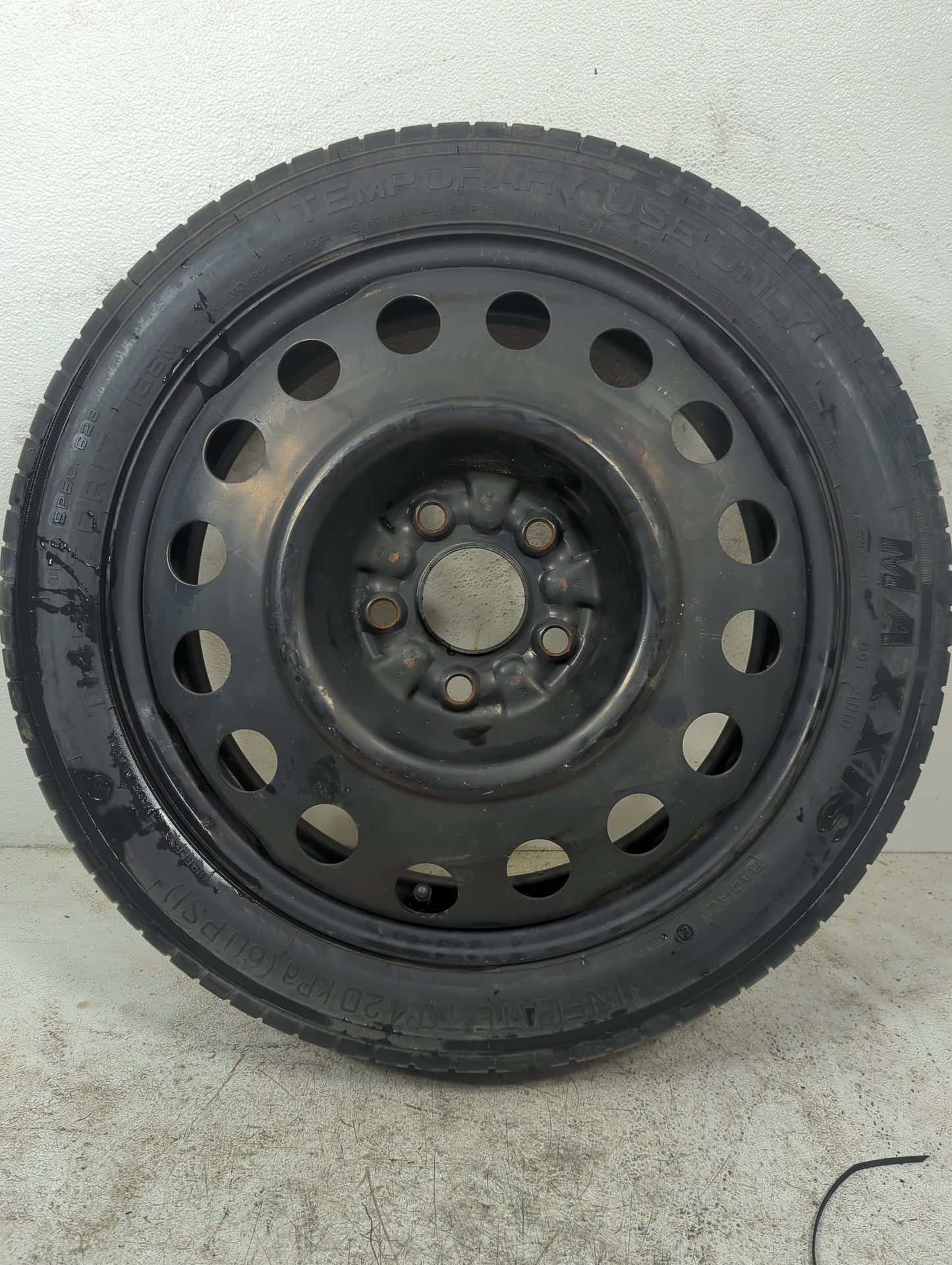 2012 Chevrolet Equinox Equinx Spare Donut Tire Wheel Rim Oem - Oemusedautoparts1.com