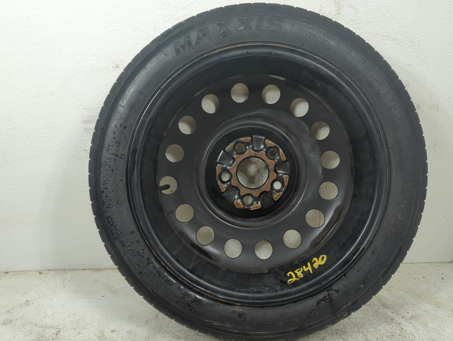 2012 Chevrolet Equinox Equinx Spare Donut Tire Wheel Rim Oem - Oemusedautoparts1.com