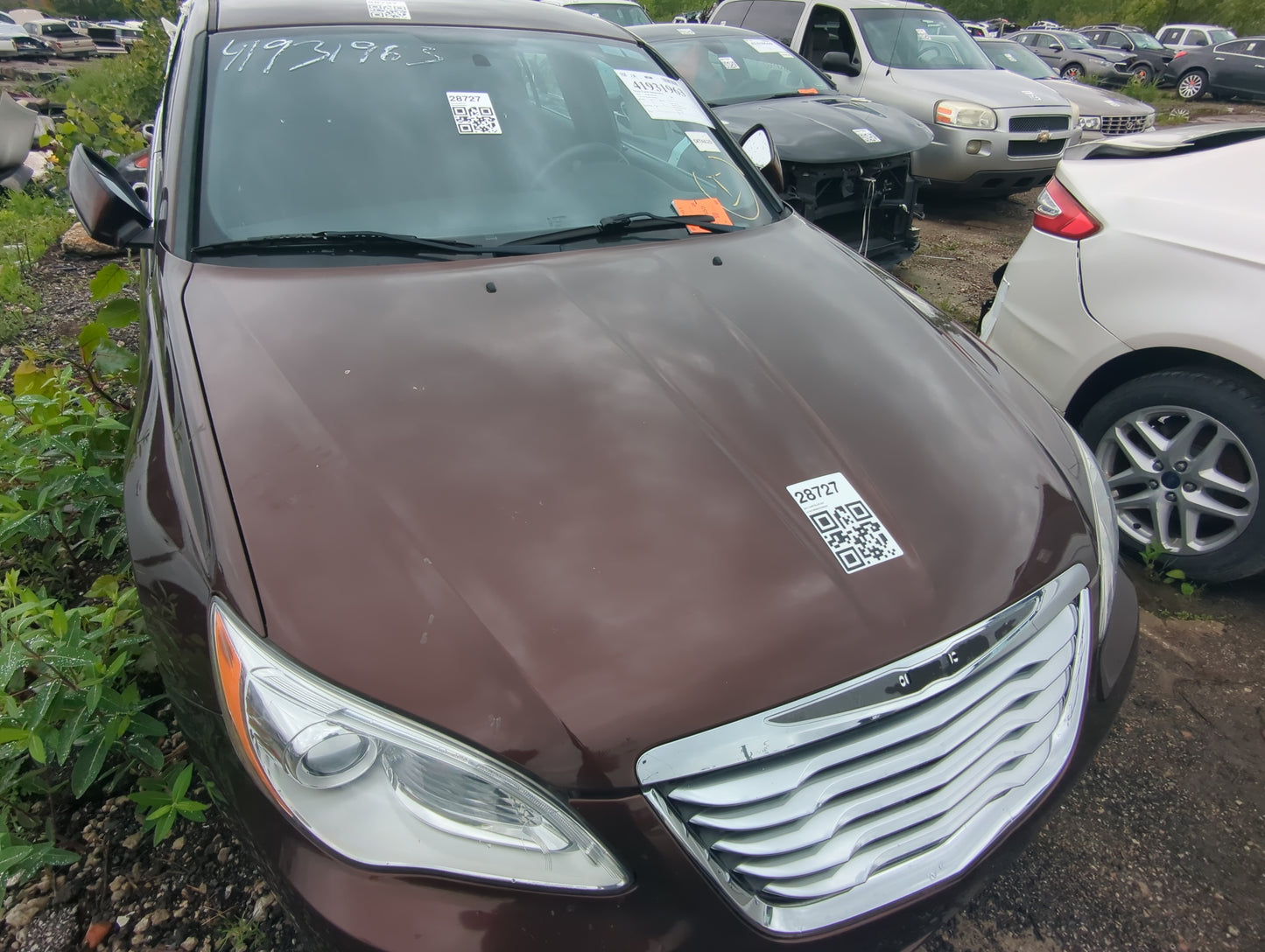 2011-2014 Chrysler 200 Hood Oem - Oemusedautoparts1.com