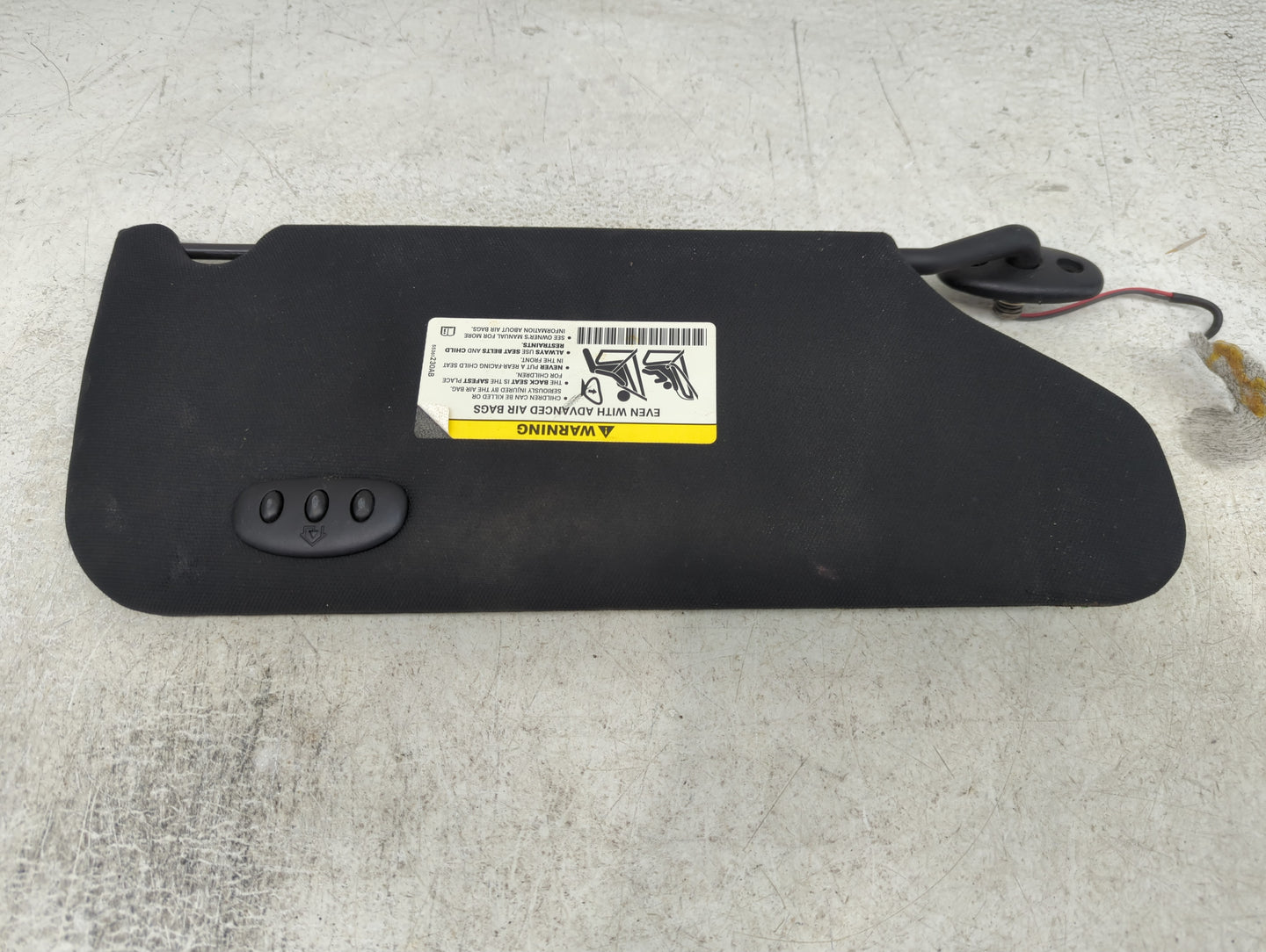 2011-2014 Chrysler 200 Sun Visor Shade Replacement Driver Left Mirror Fits Fits 2011 2012 2013 2014 OEM Used Auto Parts - Oe