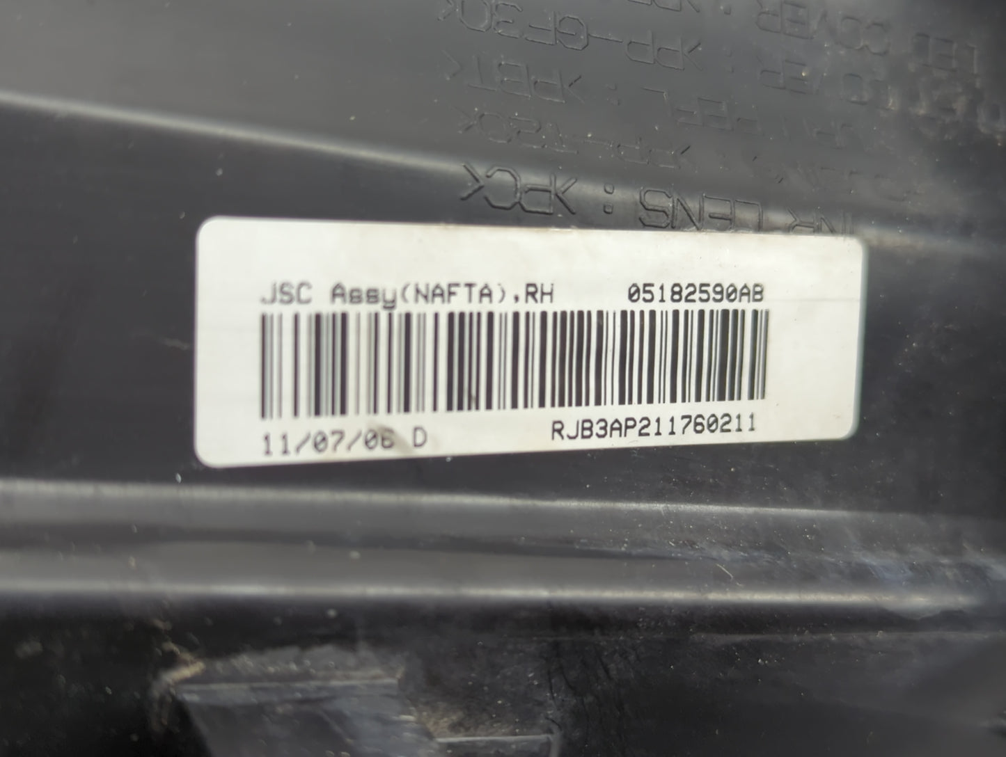 2011-2014 Chrysler 200 Passenger Right Oem Head Light Headlight Lamp - Oemusedautoparts1.com