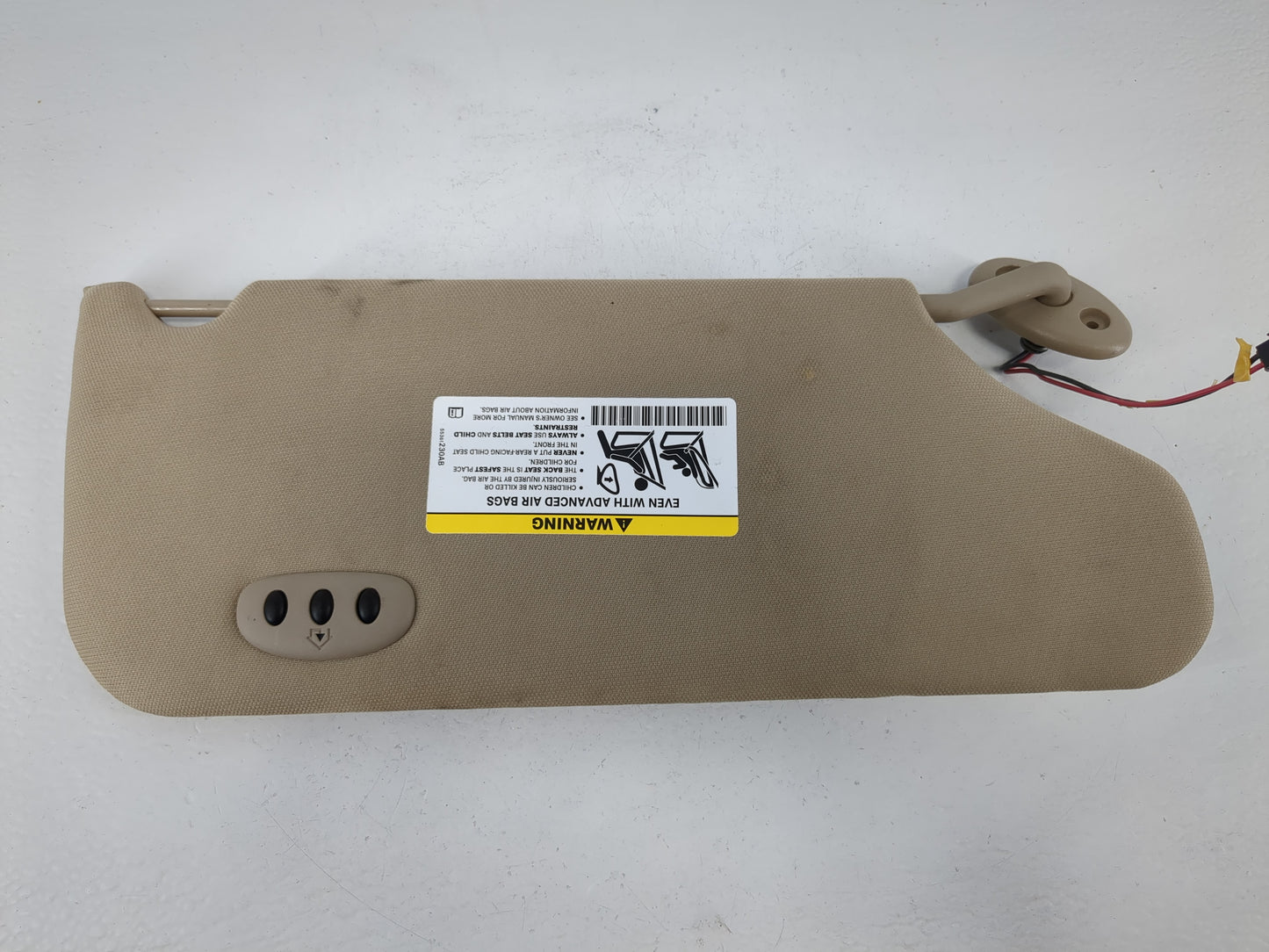 2011-2014 Chrysler 200 Sun Visor Shade Replacement Driver Left Mirror Fits Fits 2011 2012 2013 2014 OEM Used Auto Parts - Oe