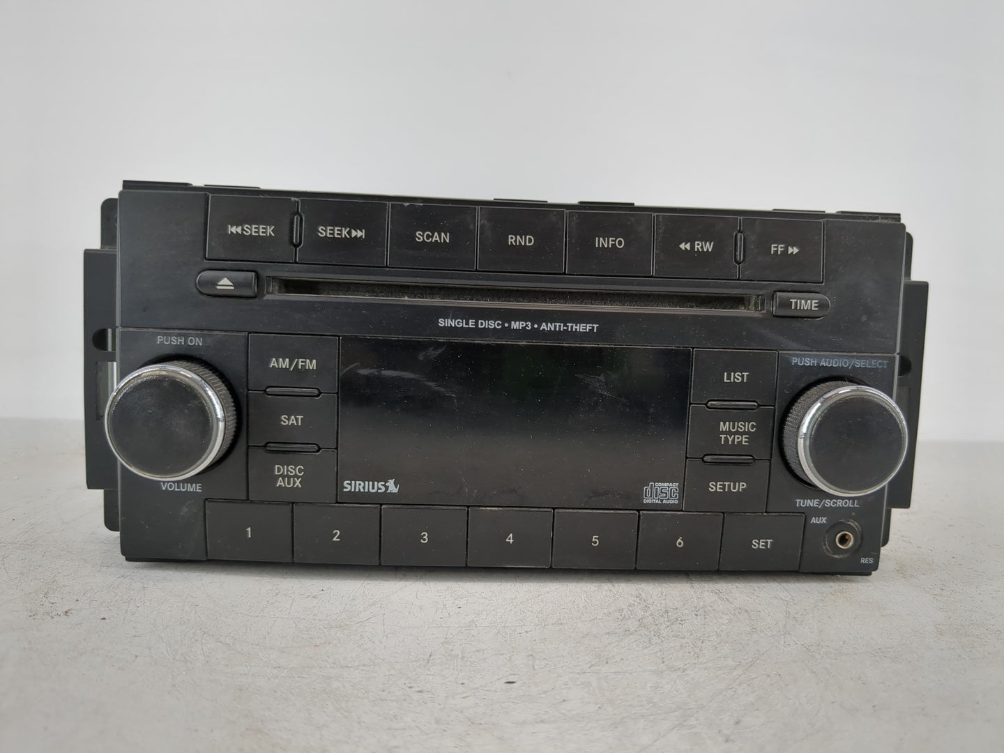 2011-2014 Chrysler 200 Radio AM FM Cd Player Receiver Replacement P/N:P05091163AB Fits OEM Used Auto Parts - Oemusedautopart