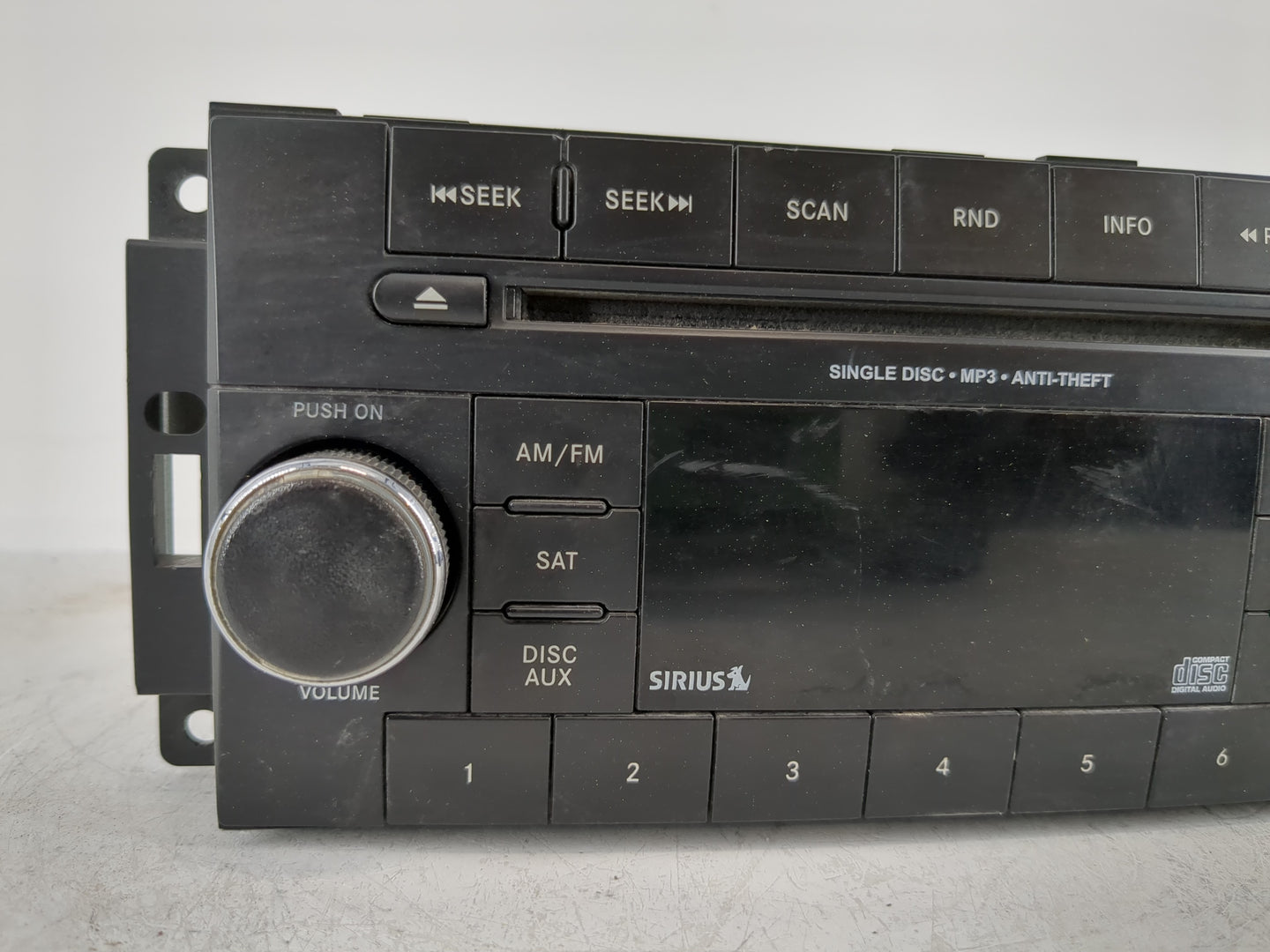 2011-2014 Chrysler 200 Radio AM FM Cd Player Receiver Replacement P/N:P05091163AB Fits OEM Used Auto Parts - Oemusedautopart