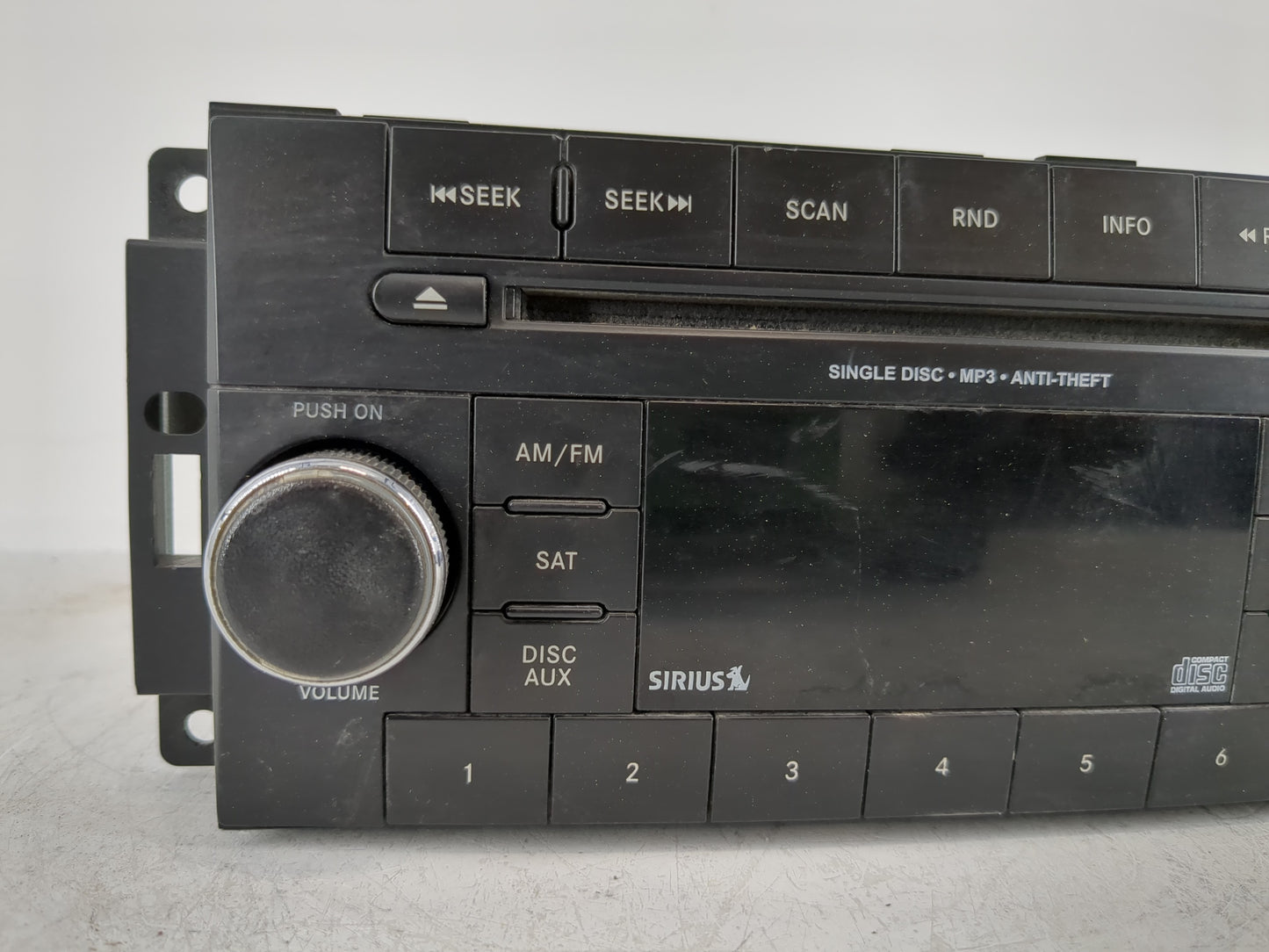 2011-2014 Chrysler 200 Radio AM FM Cd Player Receiver Replacement P/N:P05091163AB Fits OEM Used Auto Parts - Oemusedautopart