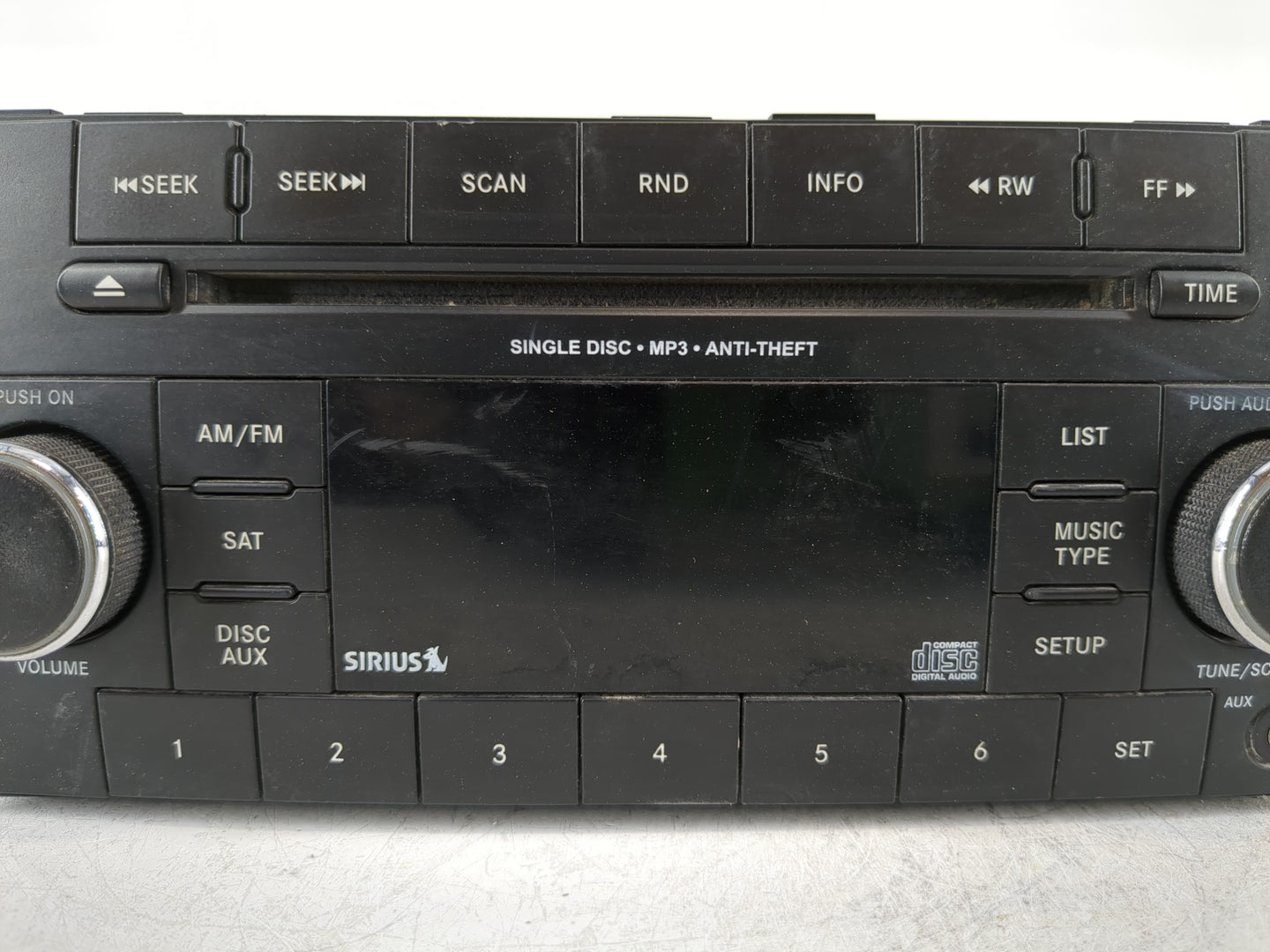 2011-2014 Chrysler 200 Radio AM FM Cd Player Receiver Replacement P/N:P05091163AB Fits OEM Used Auto Parts - Oemusedautopart