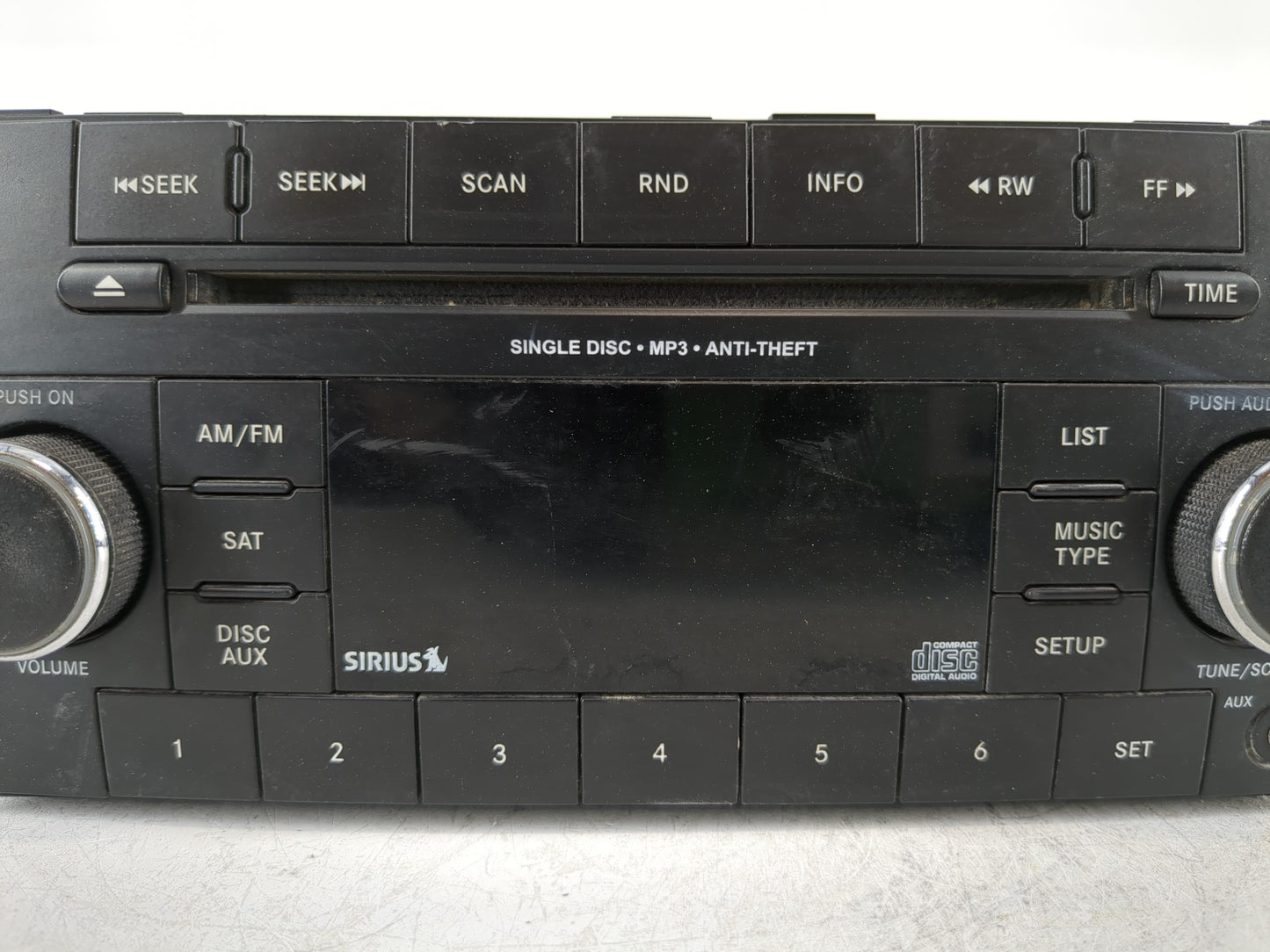 2011-2014 Chrysler 200 Radio AM FM Cd Player Receiver Replacement P/N:P05091163AB Fits OEM Used Auto Parts - Oemusedautopart