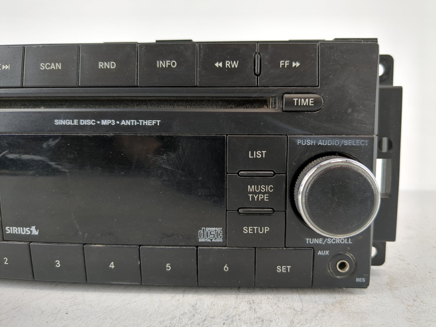2011-2014 Chrysler 200 Radio AM FM Cd Player Receiver Replacement P/N:P05091163AB Fits OEM Used Auto Parts - Oemusedautopart