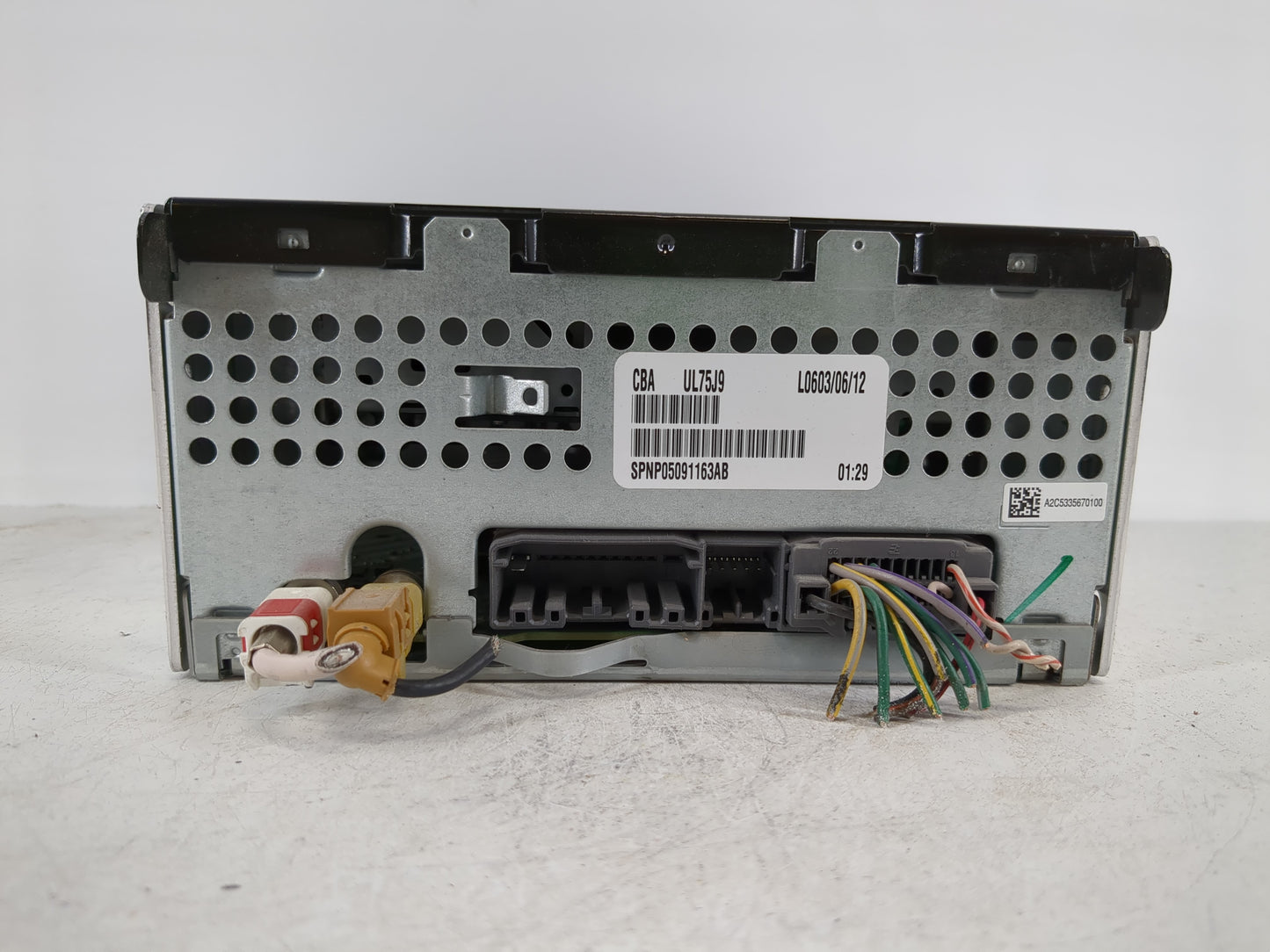 2011-2014 Chrysler 200 Radio AM FM Cd Player Receiver Replacement P/N:P05091163AB Fits OEM Used Auto Parts - Oemusedautopart