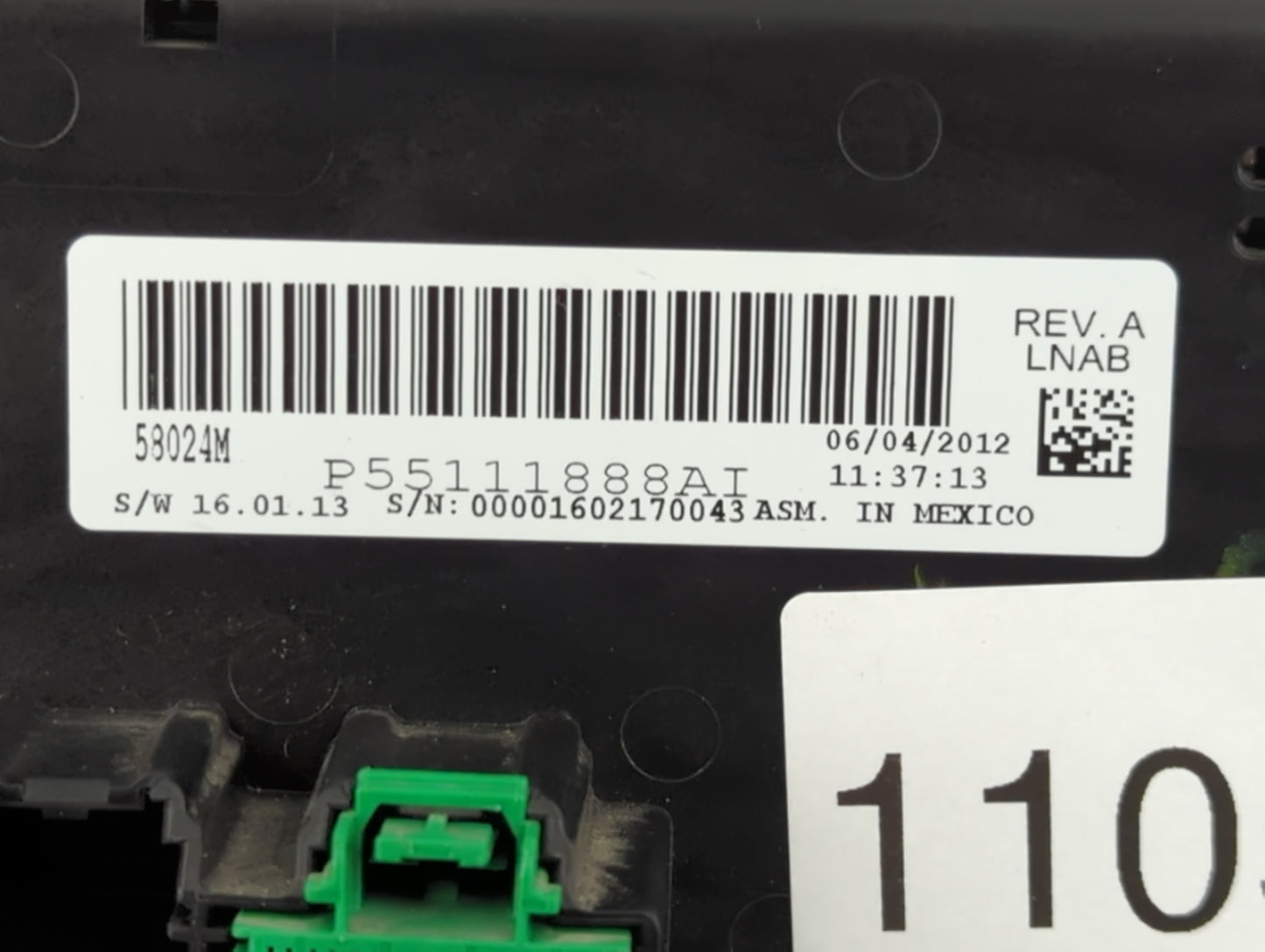 2011-2014 Chrysler 200 Climate Control Module Temperature AC/Heater Replacement P/N:P55111888AI Fits Fits 2010 2011 2012 201