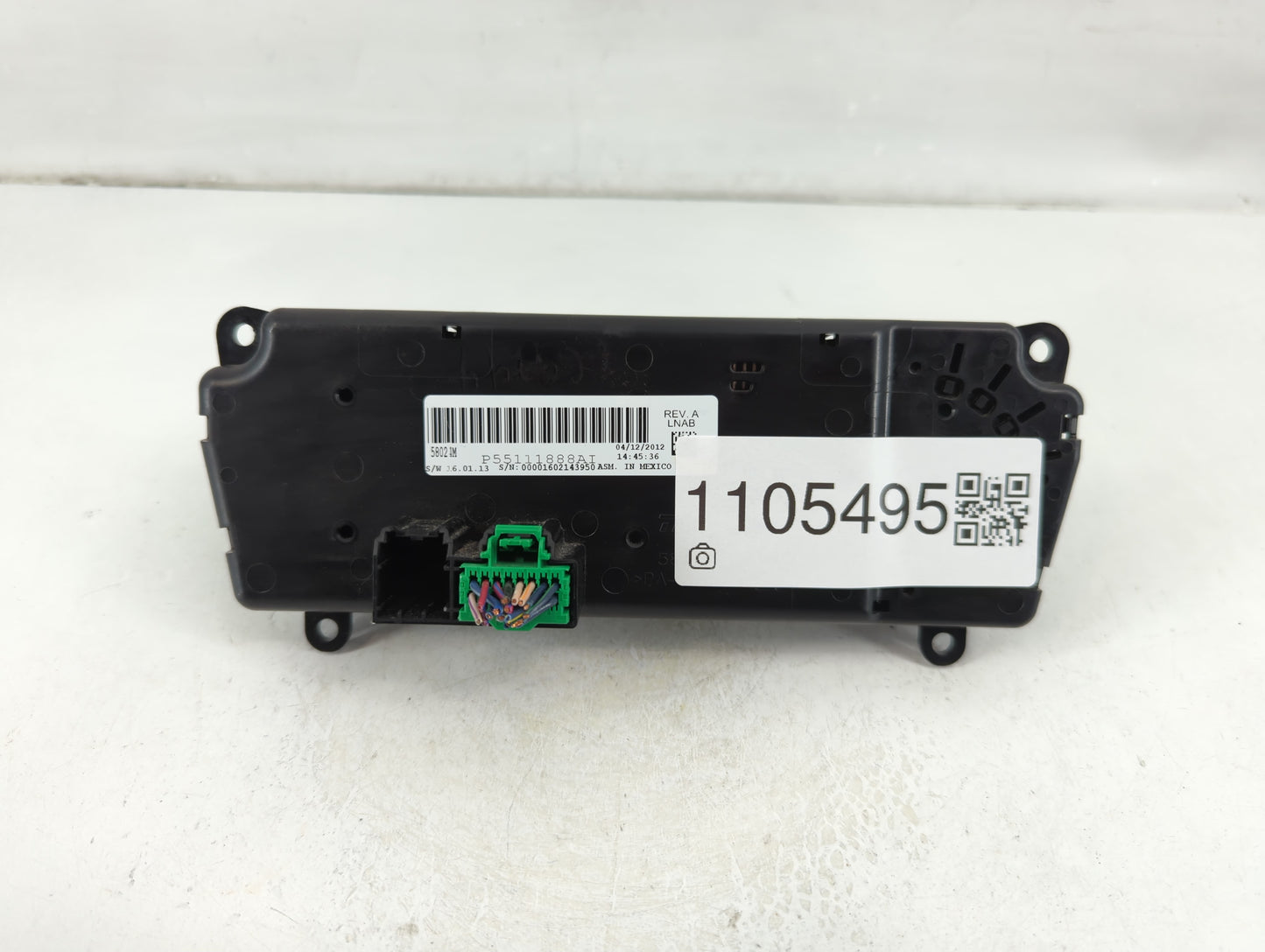 2011-2014 Chrysler 200 Climate Control Module Temperature AC/Heater Replacement P/N:P55111888AI Fits Fits 2010 2011 2012 201