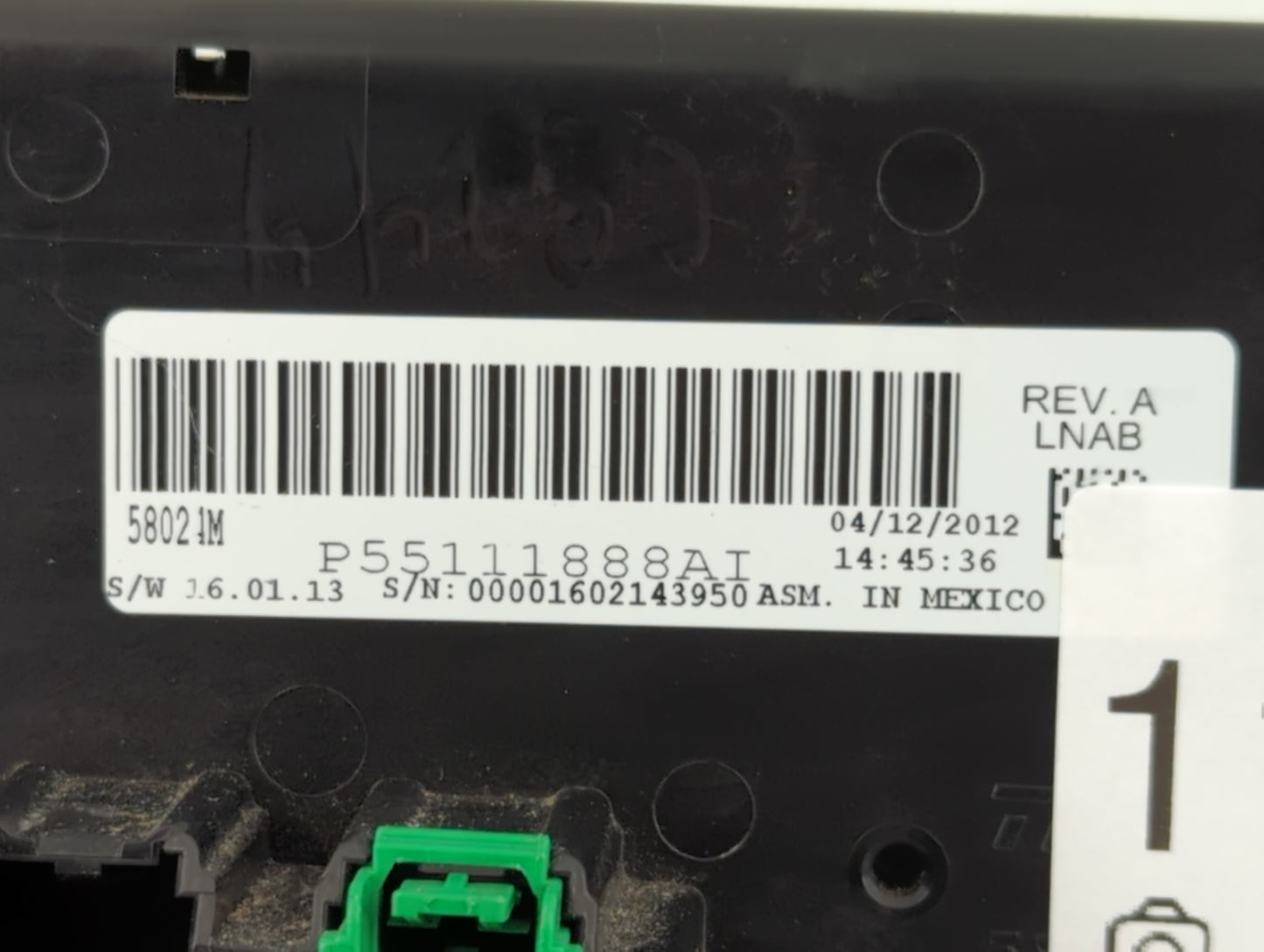 2011-2014 Chrysler 200 Climate Control Module Temperature AC/Heater Replacement P/N:P55111888AI Fits Fits 2010 2011 2012 201