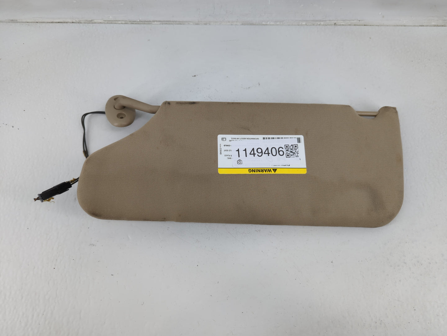 2011-2014 Chrysler 200 Sun Visor Shade Replacement Passenger Right Mirror Fits Fits 2011 2012 2013 2014 OEM Used Auto Parts 