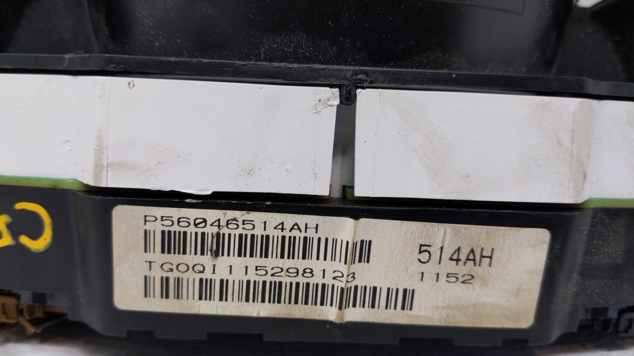 2011-2014 Chrysler 200 Instrument Cluster Speedometer Gauges Fits OEM Used Auto Parts - Oemusedautoparts1.com