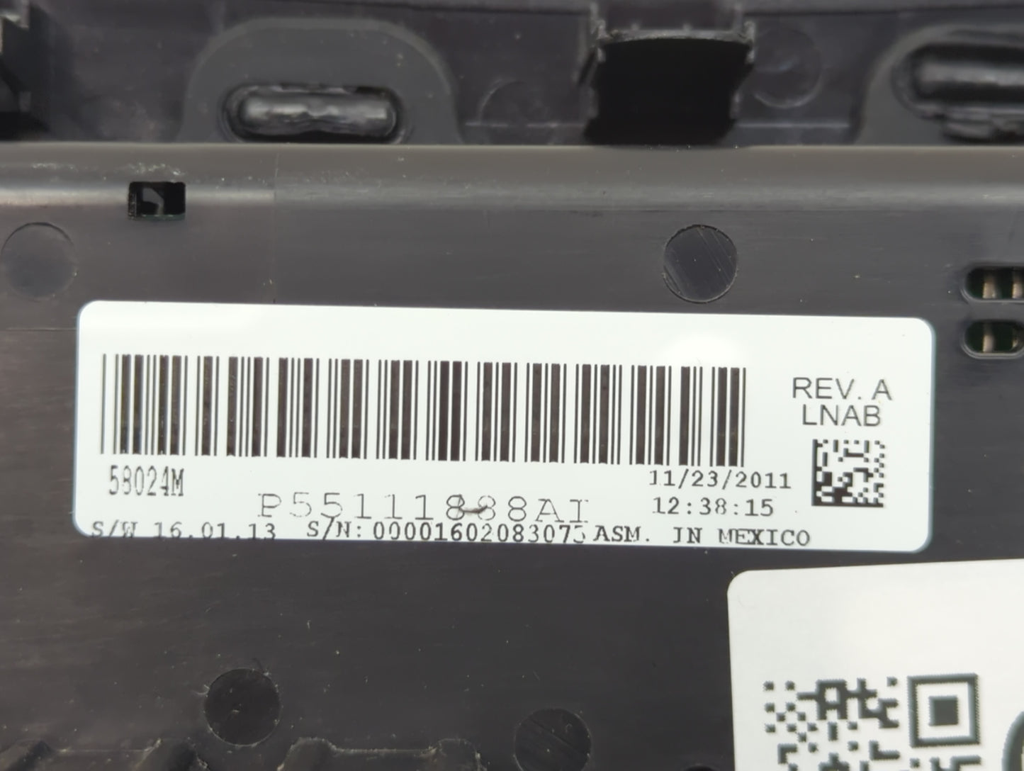 2011-2014 Chrysler 200 Climate Control Module Temperature AC/Heater Replacement P/N:P55111888AI Fits OEM Used Auto Parts - O