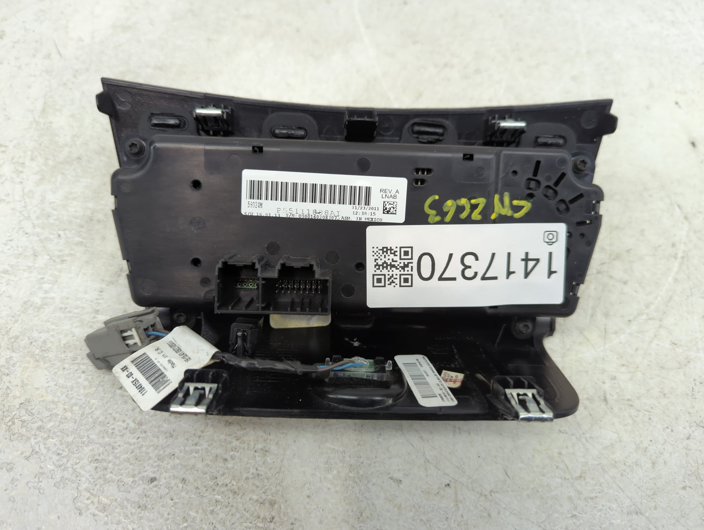 2011-2014 Chrysler 200 Climate Control Module Temperature AC/Heater Replacement P/N:P55111888AI Fits OEM Used Auto Parts - O