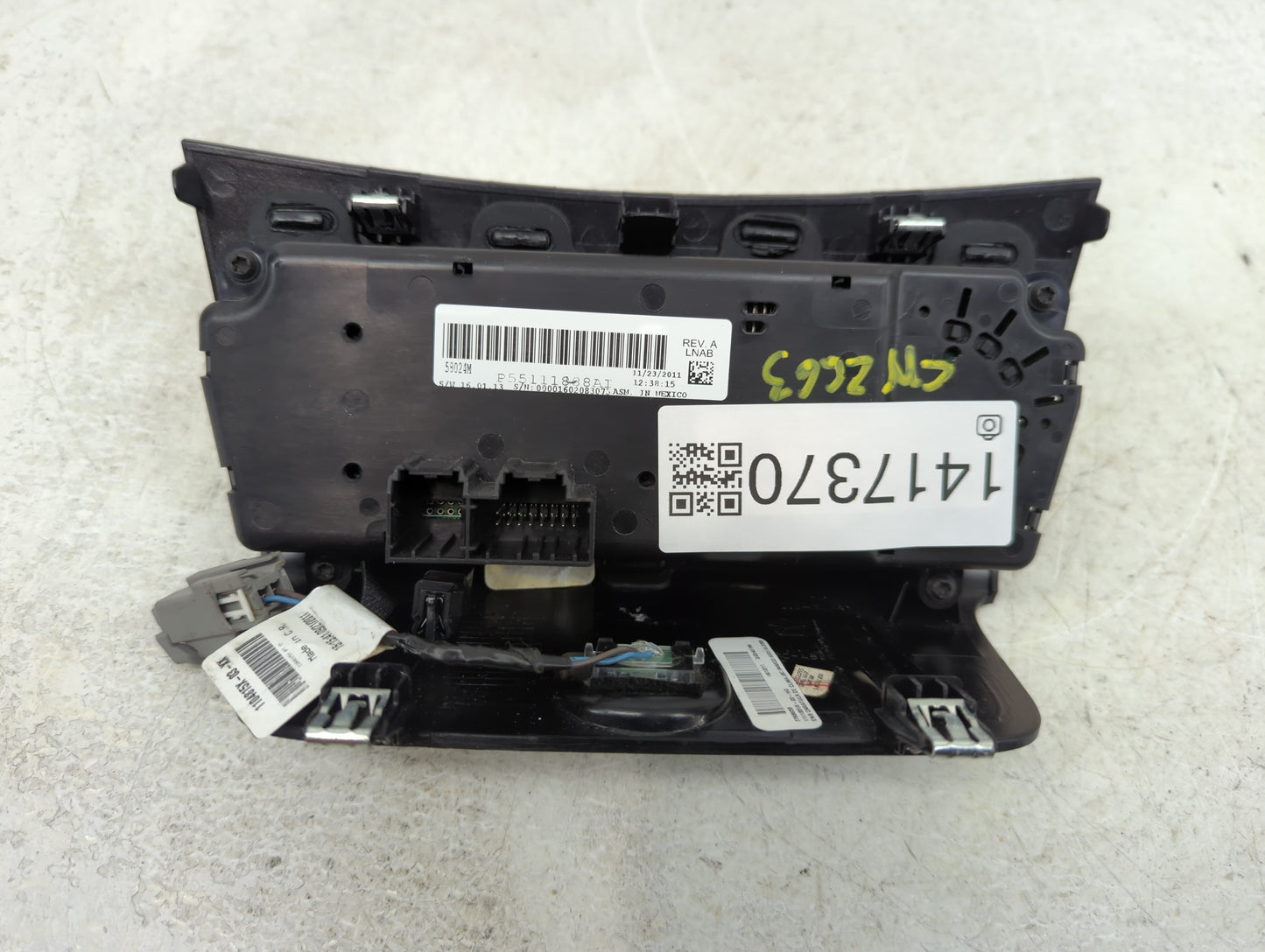 2011-2014 Chrysler 200 Climate Control Module Temperature AC/Heater Replacement P/N:P55111888AI Fits OEM Used Auto Parts - O
