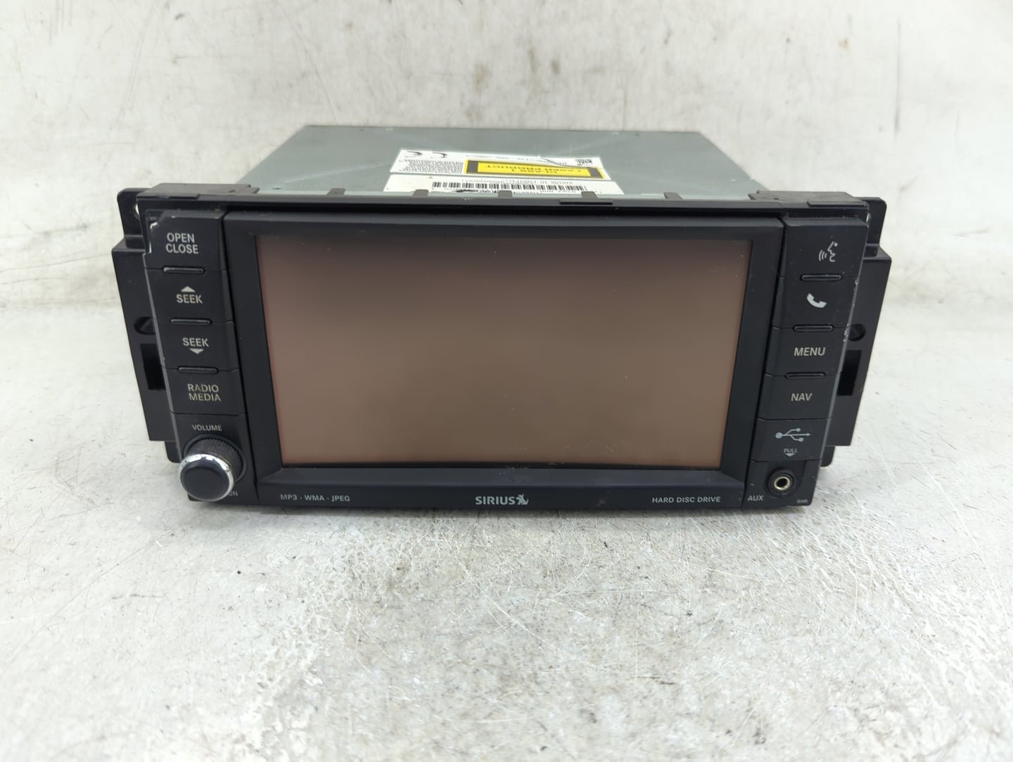 2012 Chrysler 200 Radio AM FM Cd Player Receiver Replacement P/N:P68092001AC T00BE270156002 Fits OEM Used Auto Parts - Oemus