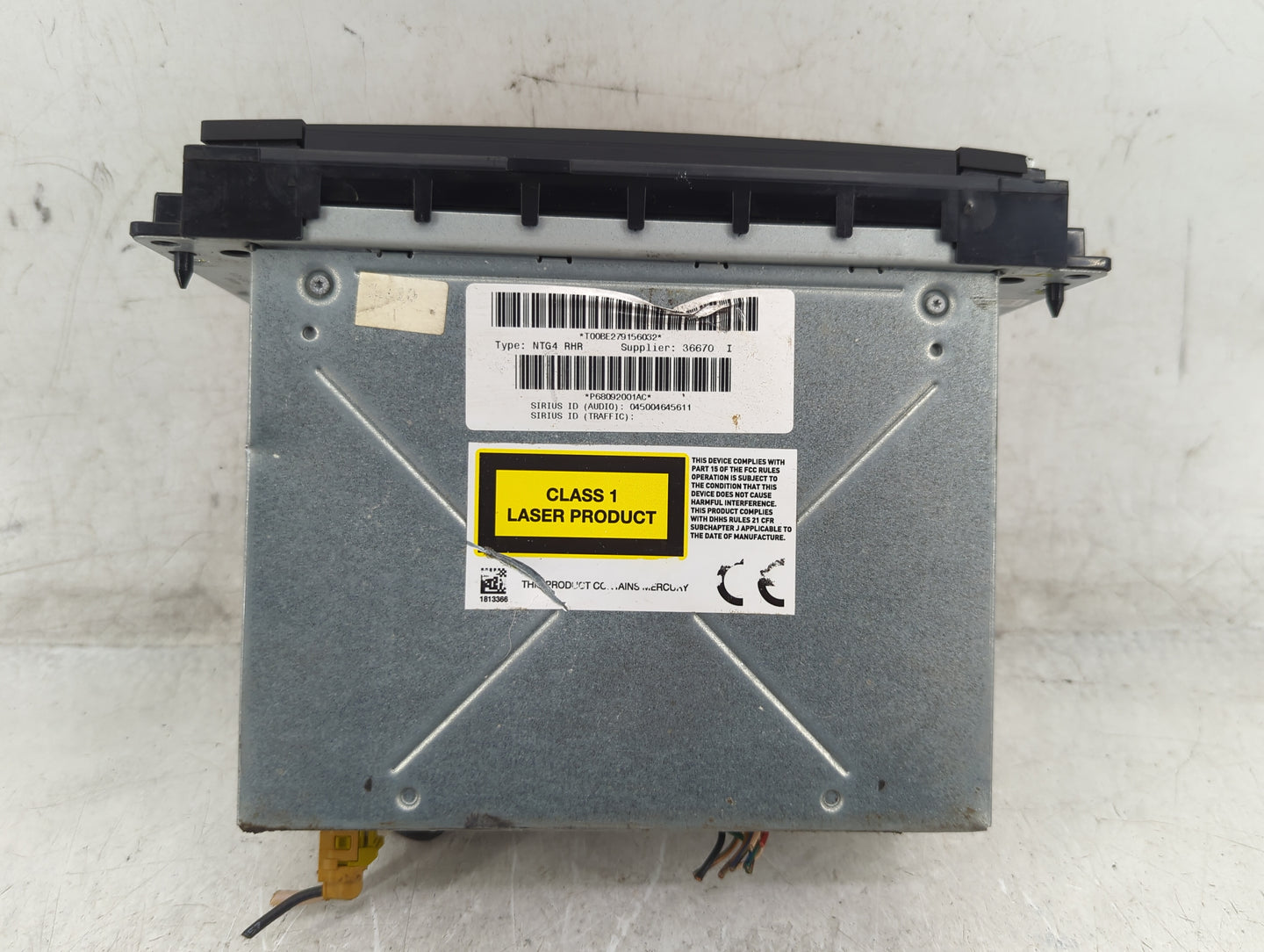 2012 Chrysler 200 Radio AM FM Cd Player Receiver Replacement P/N:P68092001AC T00BE270156002 Fits OEM Used Auto Parts - Oemus