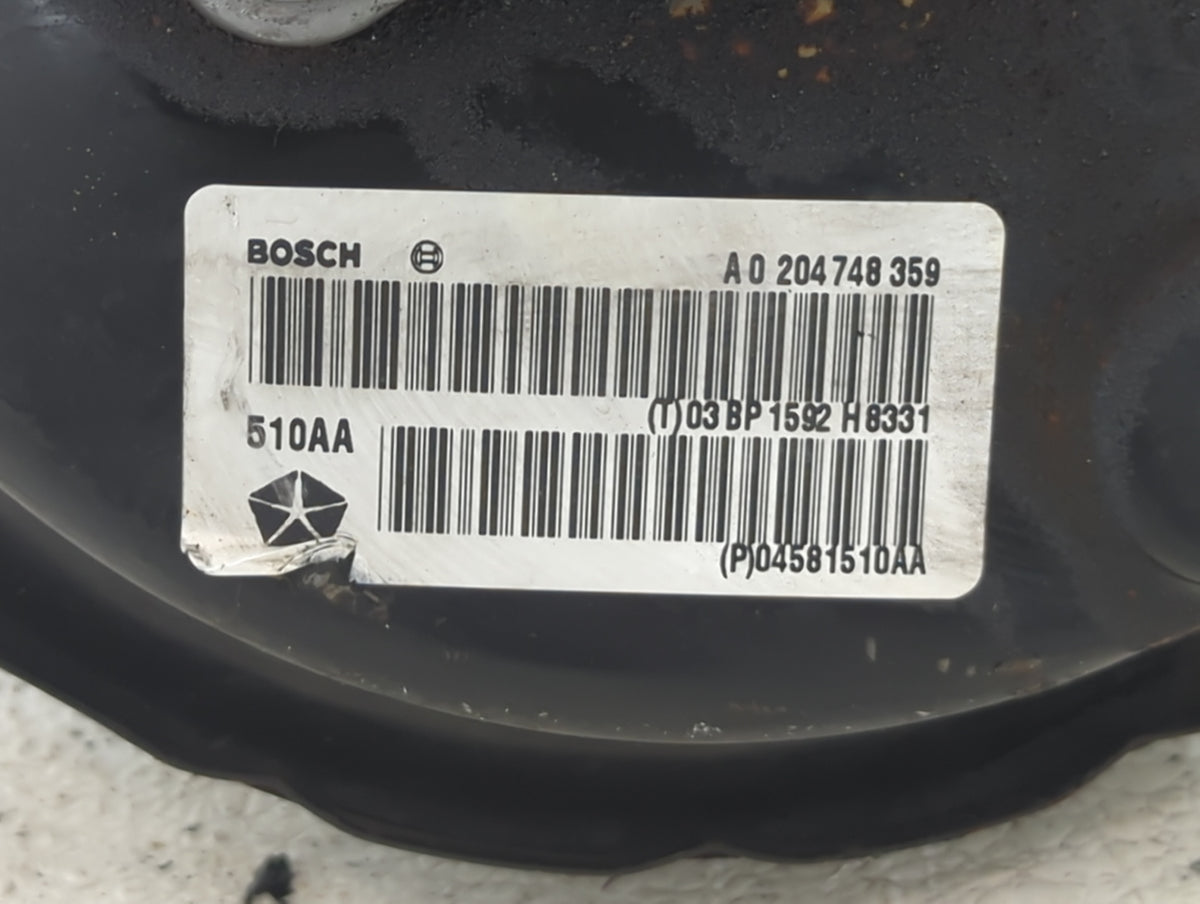 2011-2014 Chrysler 200 Power Brake Booster Oem 1423193 - Oemusedautoparts1.com