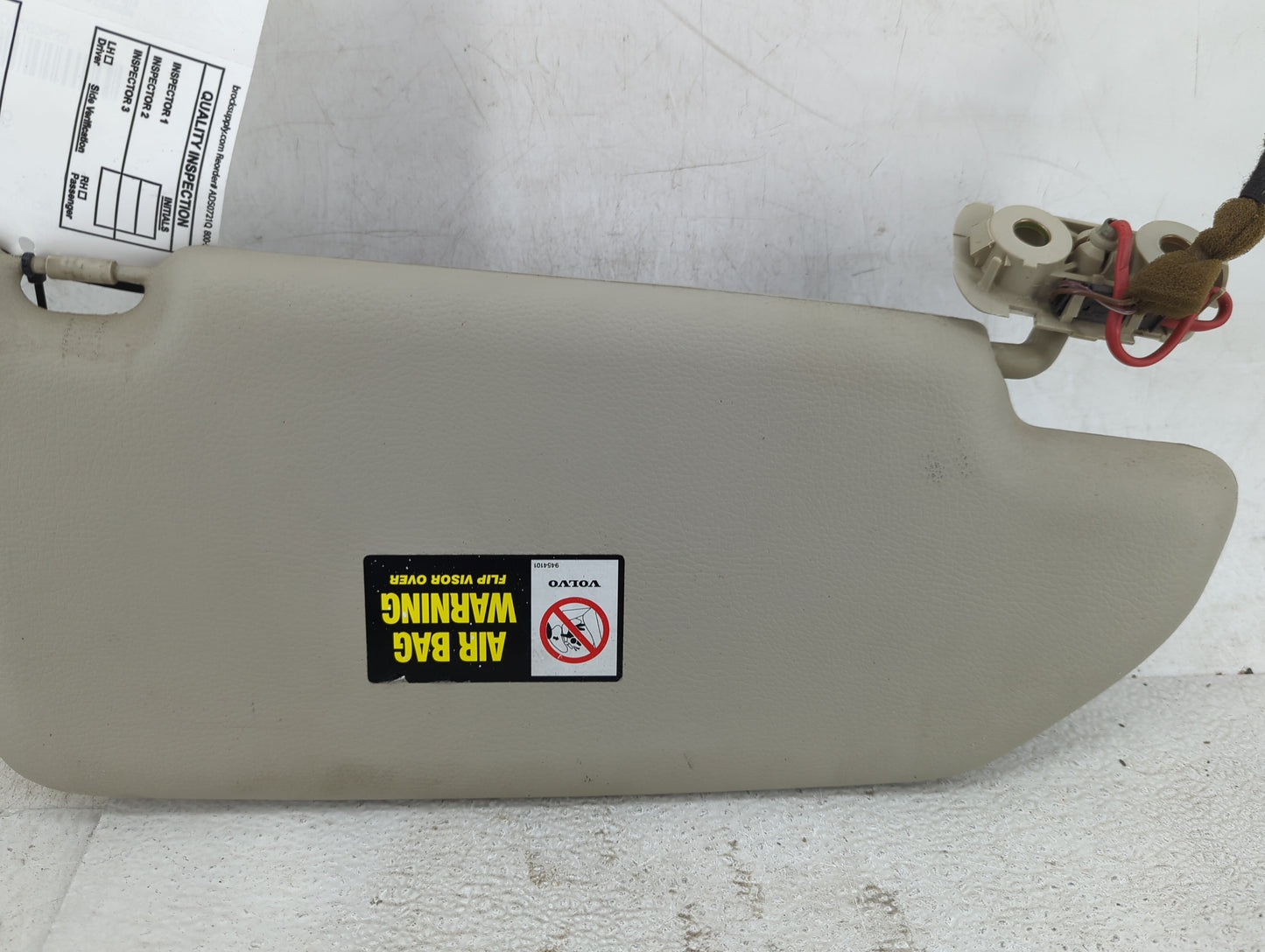 2011-2014 Chrysler 200 Sun Visor Shade Replacement Driver Left Mirror Fits Fits 2011 2012 2013 2014 OEM Used Auto Parts - Oe