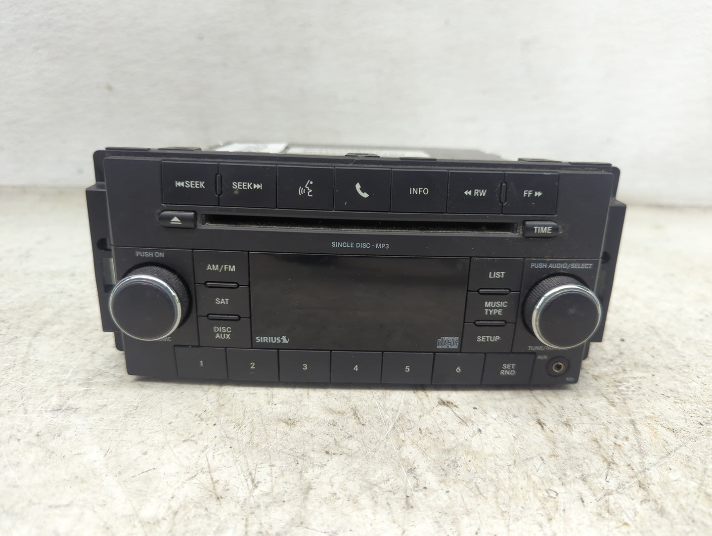 2012-2014 Chrysler 200 Radio AM FM Cd Player Receiver Replacement P/N:P05091115AC Fits Fits 2012 2013 2014 2015 2016 2017 OE