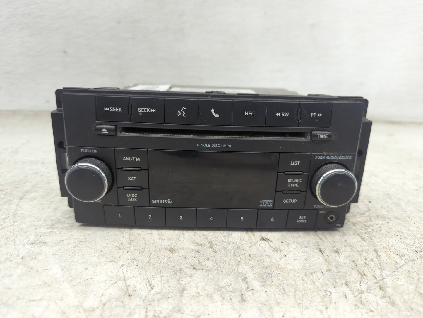 2012-2014 Chrysler 200 Radio AM FM Cd Player Receiver Replacement P/N:P05091115AC Fits Fits 2012 2013 2014 2015 2016 2017 OE