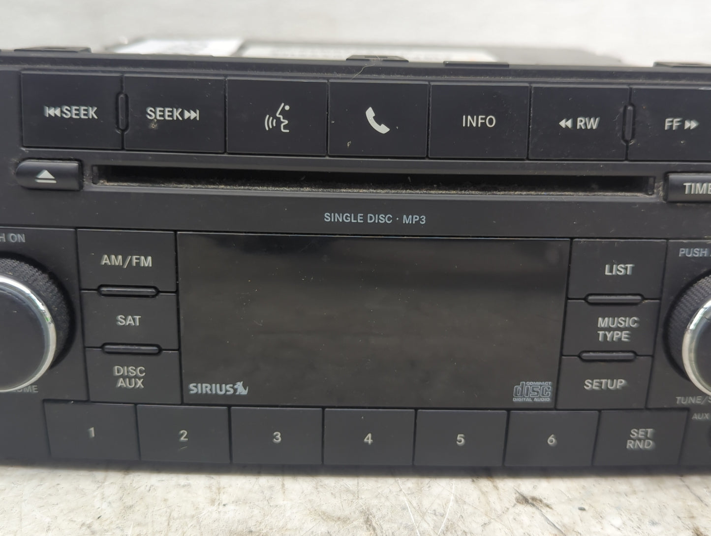 2012-2014 Chrysler 200 Radio AM FM Cd Player Receiver Replacement P/N:P05091115AC Fits Fits 2012 2013 2014 2015 2016 2017 OE