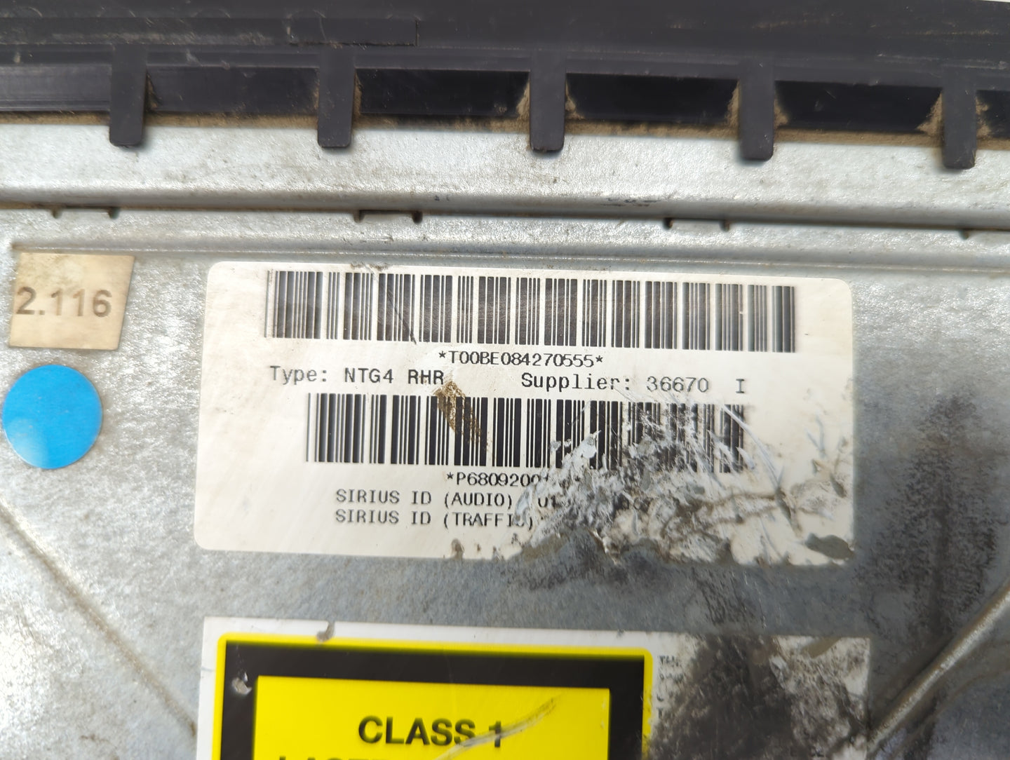 2012 Chrysler 200 Radio AM FM Cd Player Receiver Replacement P/N:P68092001 T00BE084270555, 68470555 Fits OEM Used Auto Parts