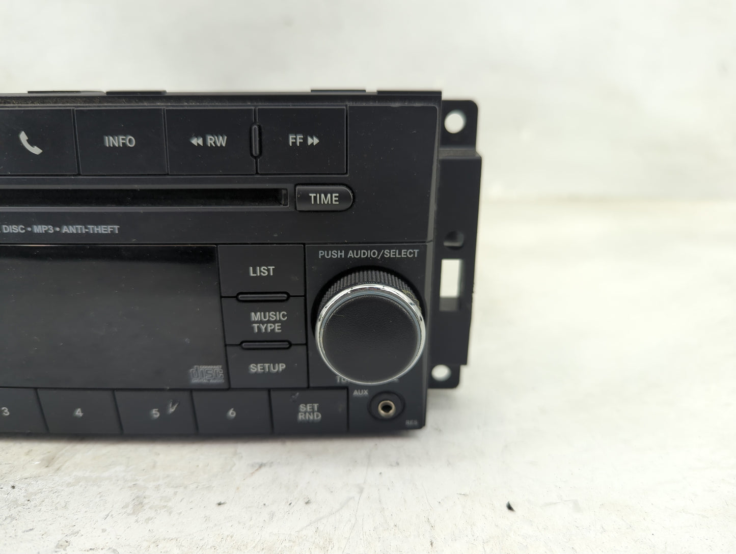 2011-2012 Chrysler 200 Radio AM FM Cd Player Receiver Replacement P/N:P05091197AB Fits Fits 2011 2012 OEM Used Auto Parts - 