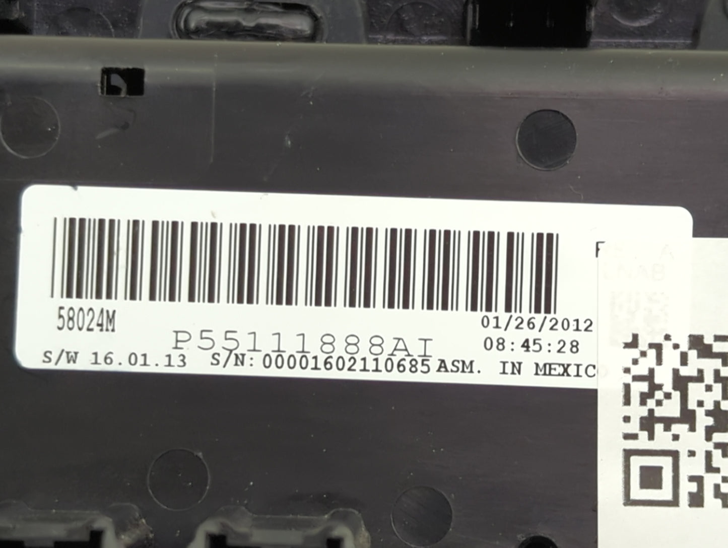 2011-2014 Chrysler 200 Climate Control Module Temperature AC/Heater Replacement P/N:P55111888AI Fits OEM Used Auto Parts - O