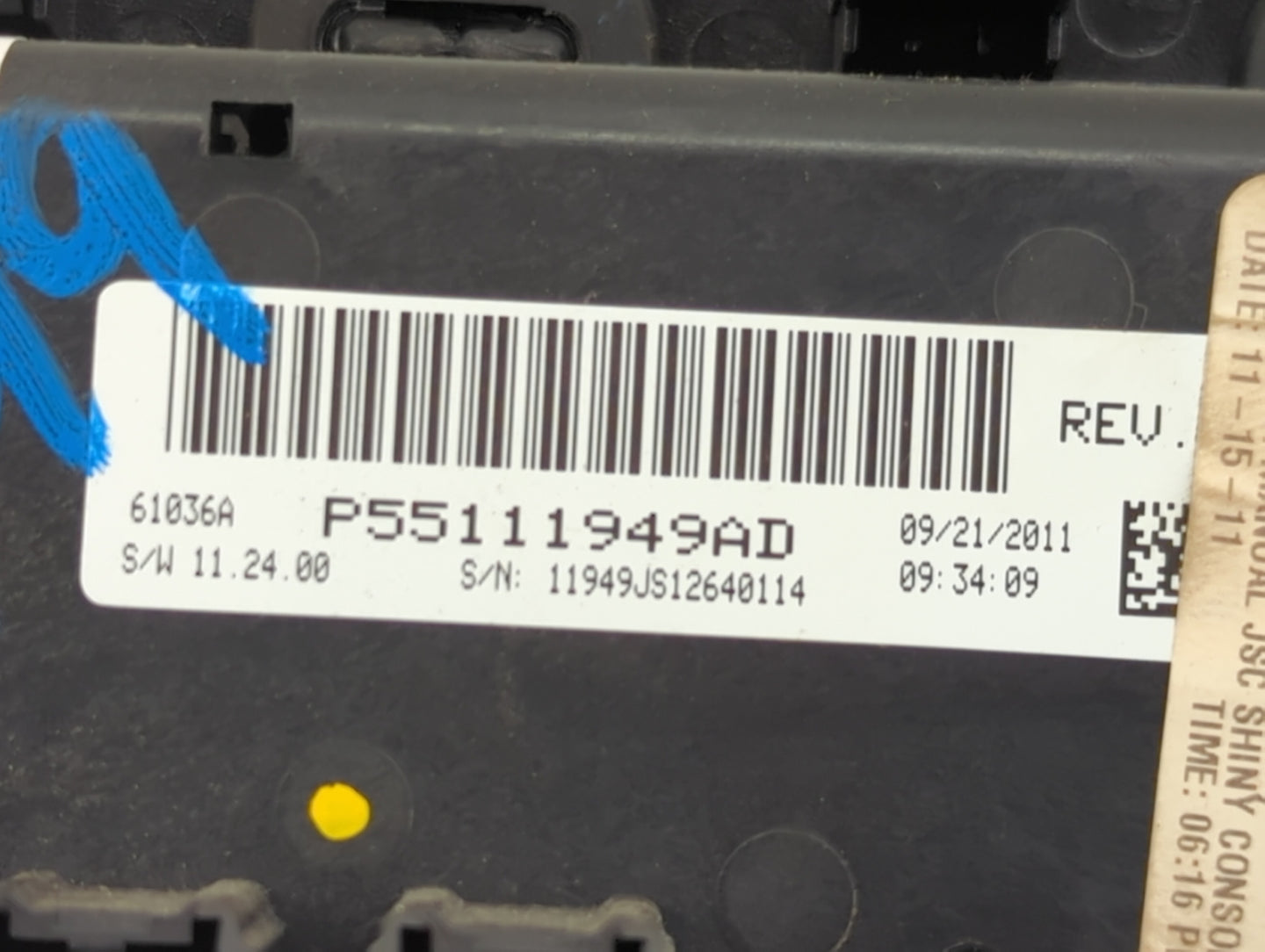 2011-2014 Chrysler 200 Climate Control Module Temperature AC/Heater Replacement P/N:P55111949AD Fits Fits 2010 2011 2012 201