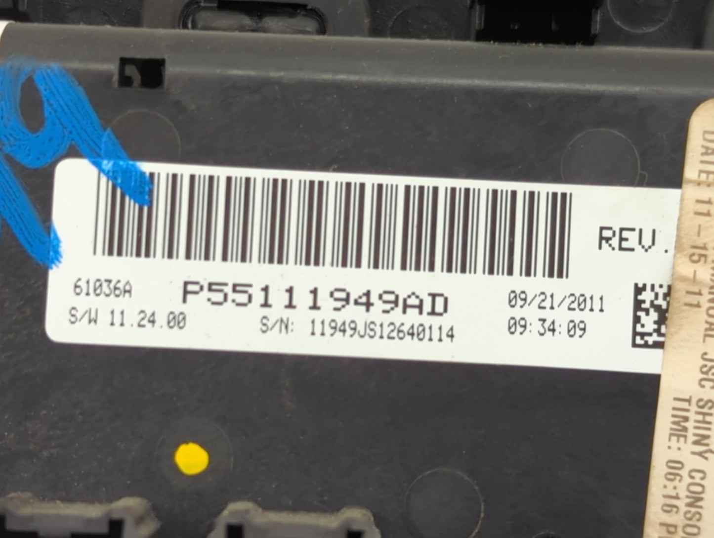 2011-2014 Chrysler 200 Climate Control Module Temperature AC/Heater Replacement P/N:P55111949AD Fits Fits 2010 2011 2012 201