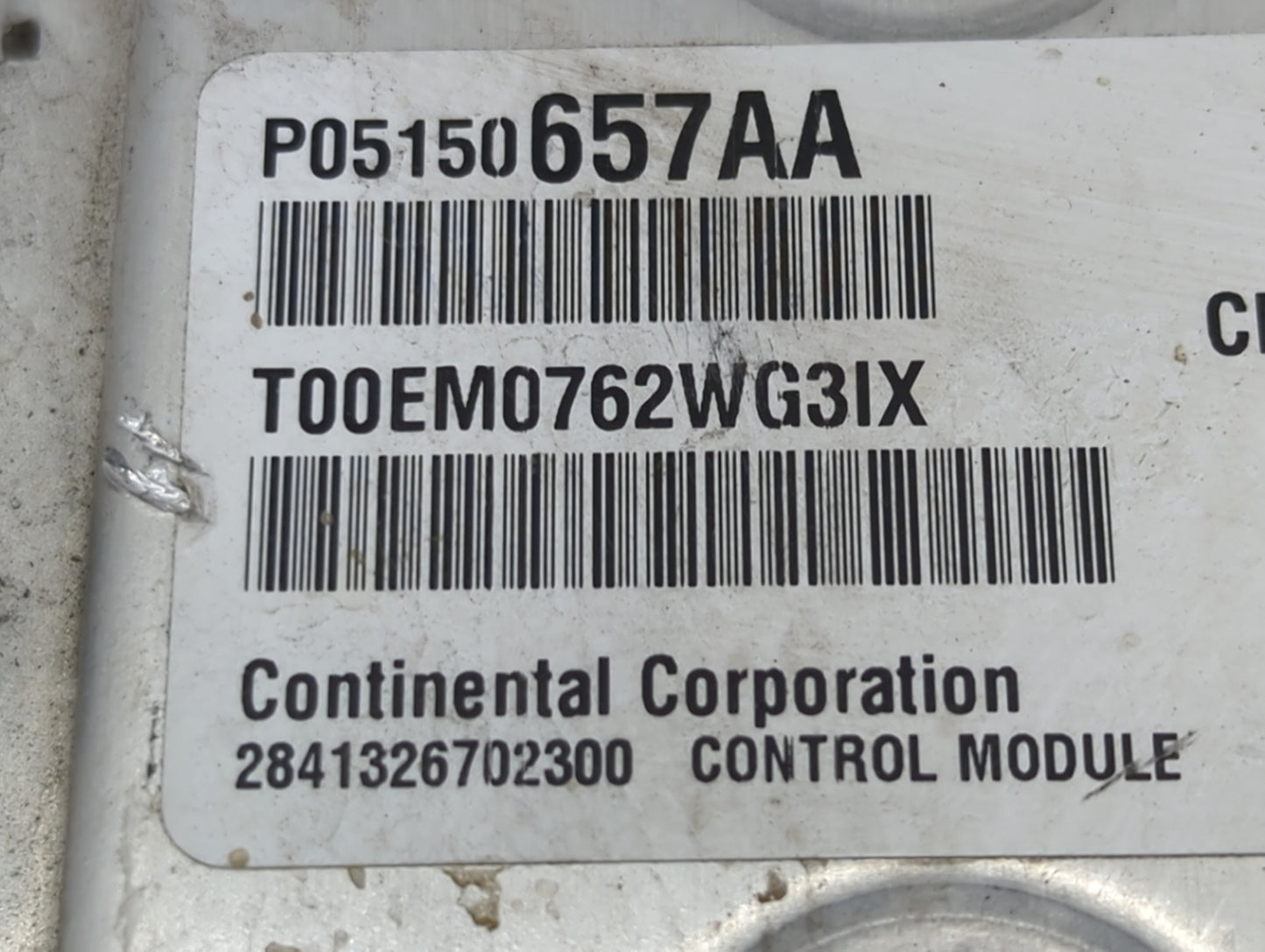 2012 Chrysler 200 PCM Engine Control Computer ECU ECM PCU OEM P/N:P05150657AA Fits OEM Used Auto Parts - Oemusedautoparts1.c