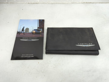 2012 Chrysler 200 Owners Manual Book Guide P/N:12C41-926-AA OEM Used Auto Parts - Oemusedautoparts1.com