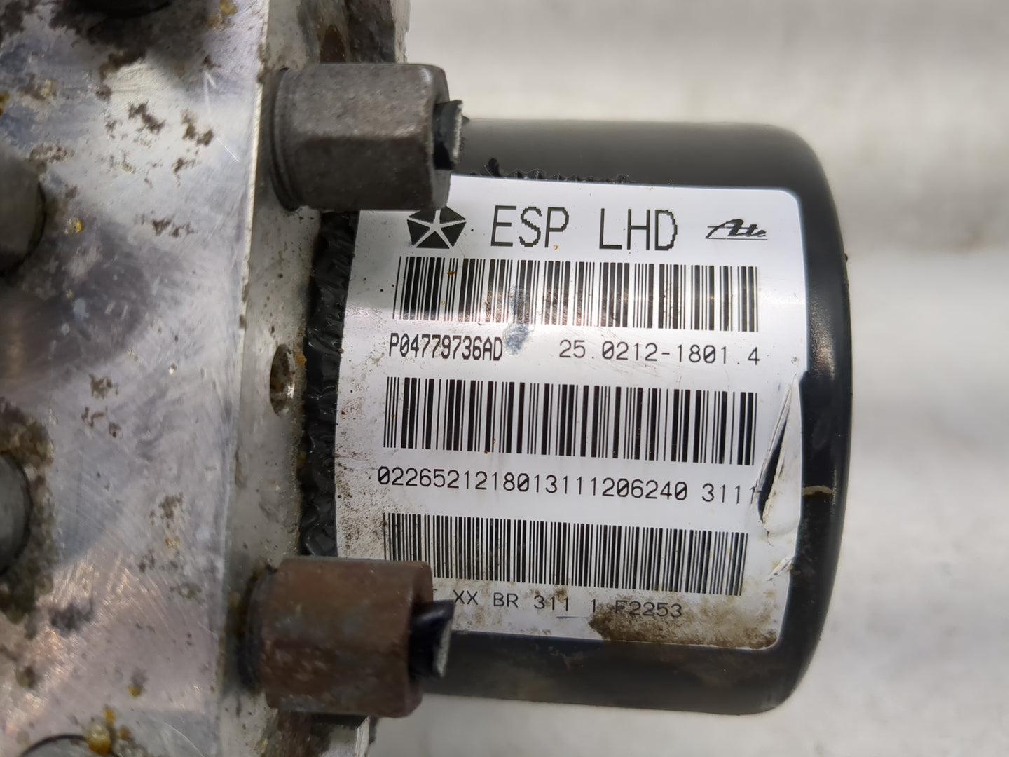 2011-2013 Chrysler 200 ABS Pump Control Module Replacement P/N:P04779736AD 25.0212-1801.4 Fits Fits 2010 2011 2012 2013 2014