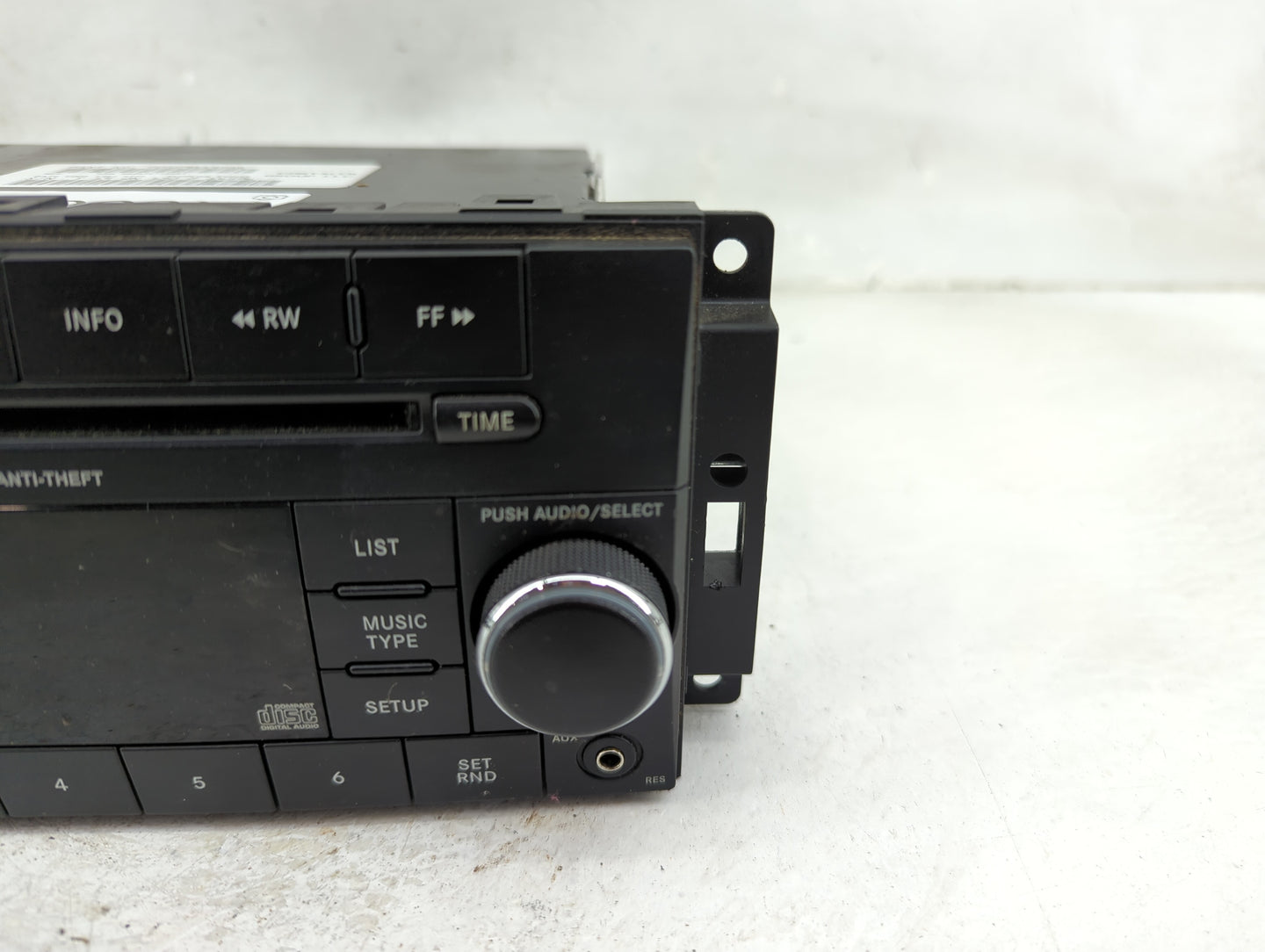 2011-2012 Chrysler 200 Radio AM FM Cd Player Receiver Replacement P/N:P05091197AB SPNP05091197AB Fits Fits 2011 2012 OEM Use