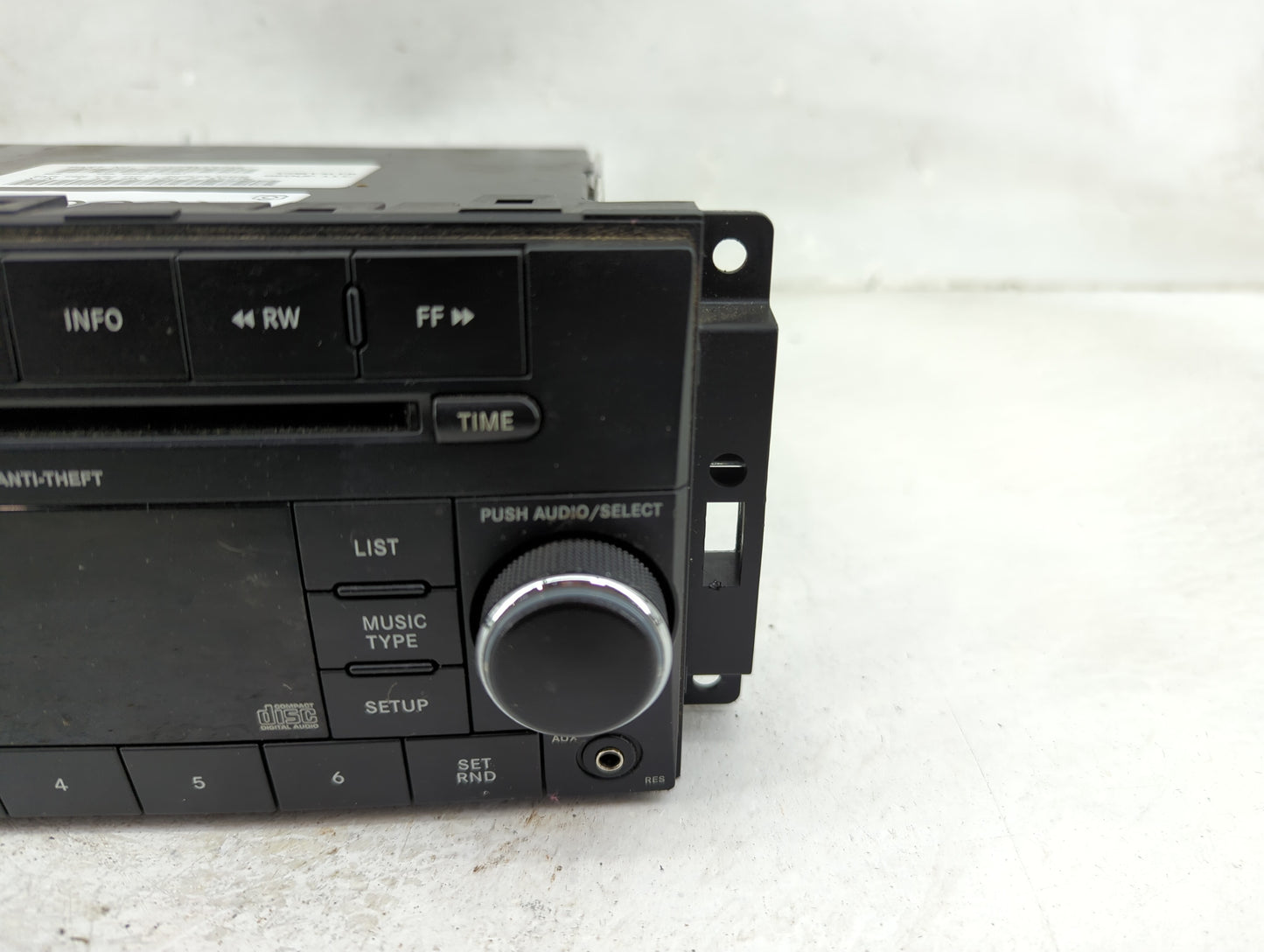 2011-2012 Chrysler 200 Radio AM FM Cd Player Receiver Replacement P/N:P05091197AB SPNP05091197AB Fits Fits 2011 2012 OEM Use