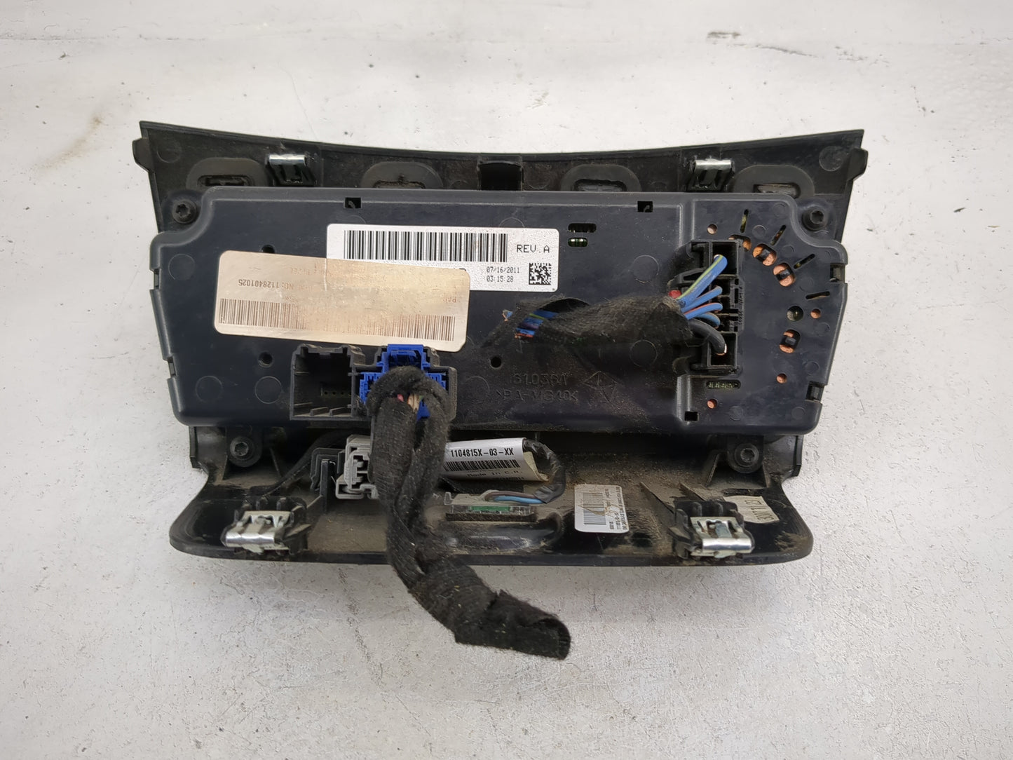 2012 Chrysler 200 Climate Control Module Temperature AC/Heater Replacement P/N:P1RD68DX9AI 1104815X-03-XX Fits OEM Used Auto
