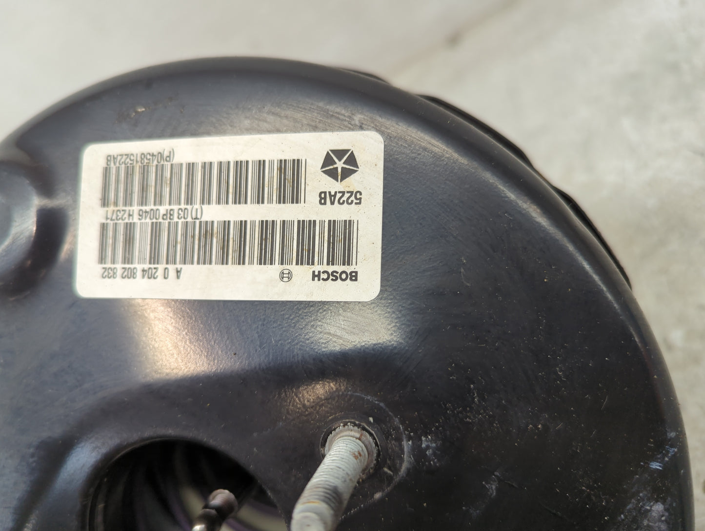 2011-2014 Chrysler 200 Power Brake Booster Oem 1489975 - Oemusedautoparts1.com