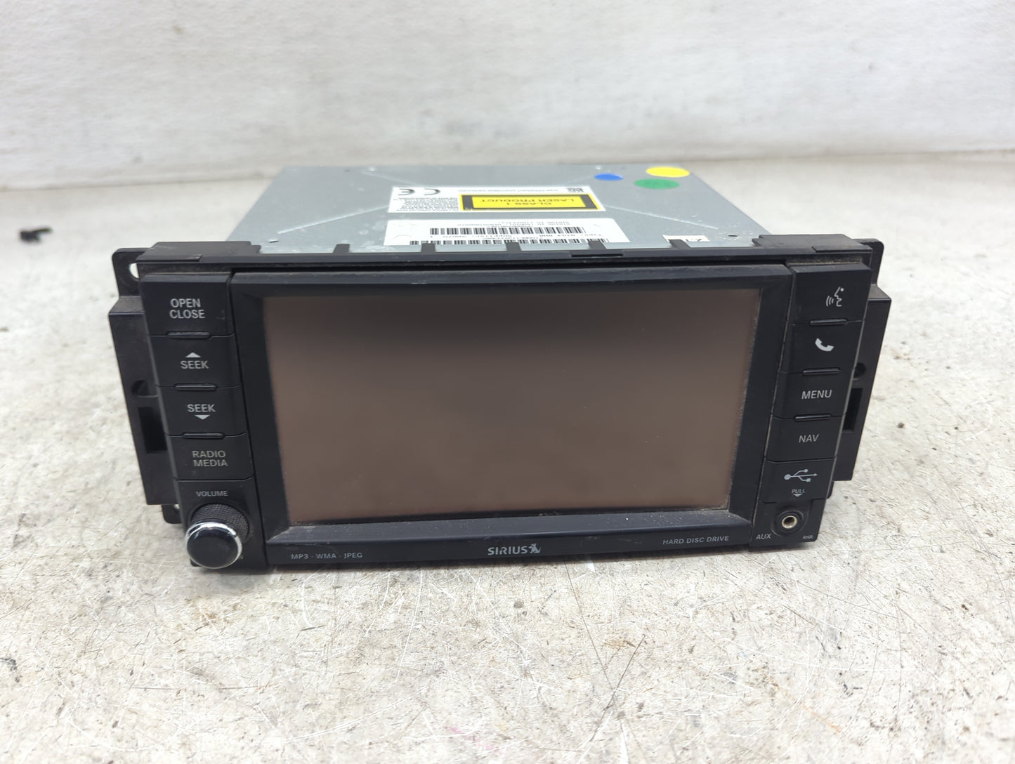 2012 Chrysler 200 Radio AM FM Cd Player Receiver Replacement P/N:P68092001AE 05064952AH Fits OEM Used Auto Parts - Oemusedau