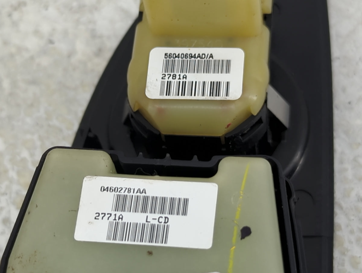 2011-2014 Chrysler 200 Master Power Window Switch Replacement Driver Side Left P/N:56040694AD 04602781AA Fits OEM Used Auto 