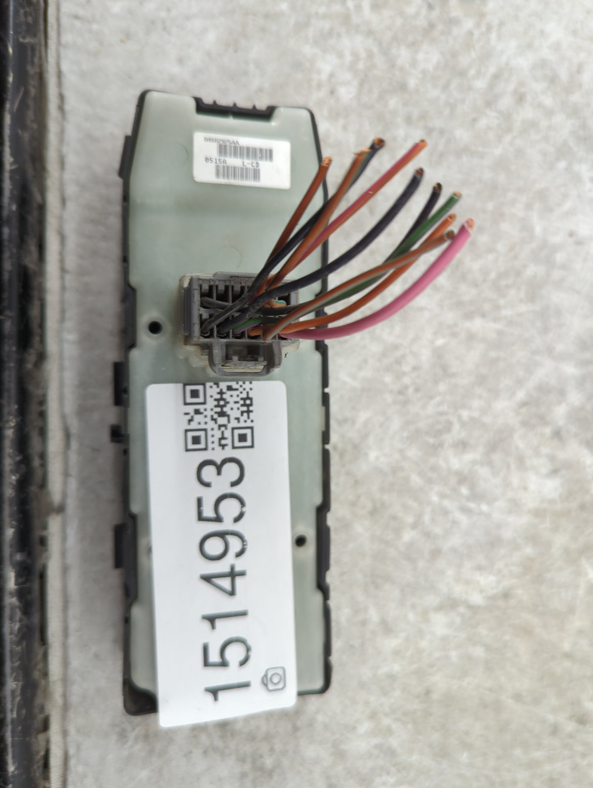 2011-2014 Chrysler 200 Master Power Window Switch Replacement Driver Side Left P/N:04602925AA Fits OEM Used Auto Parts - Oem