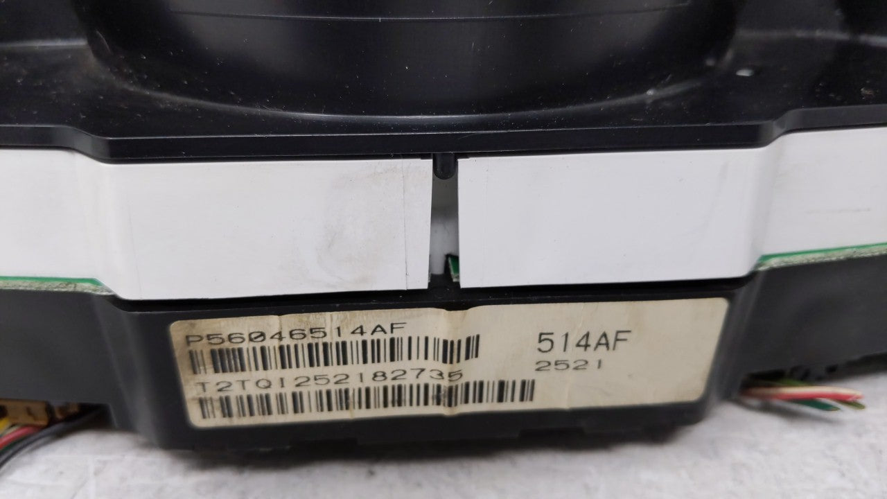 2011-2014 Chrysler 200 Instrument Cluster Speedometer Gauges P/N:P56046911AE P56046514AE Fits Fits 2011 2012 2013 2014 OEM U