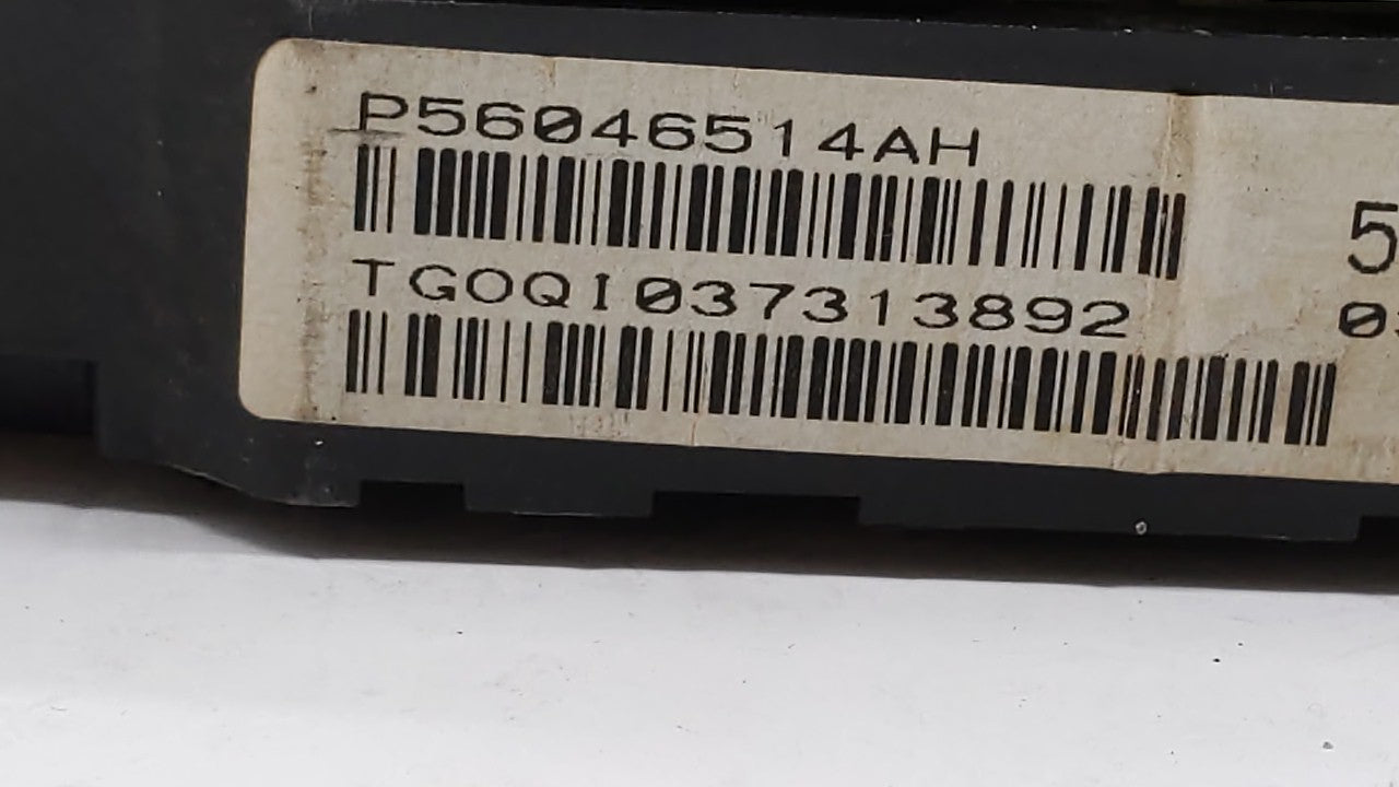 2011-2014 Chrysler 200 Instrument Cluster Speedometer Gauges P/N:P56046512AH P56046514AC Fits Fits 2011 2012 2013 2014 OEM U