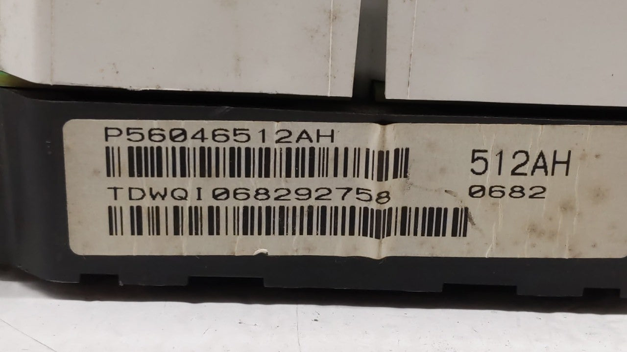 2011-2014 Chrysler 200 Instrument Cluster Speedometer Gauges P/N:P56046512AH P56046514AC Miles: Fits Fits 2011 2012 2013 201